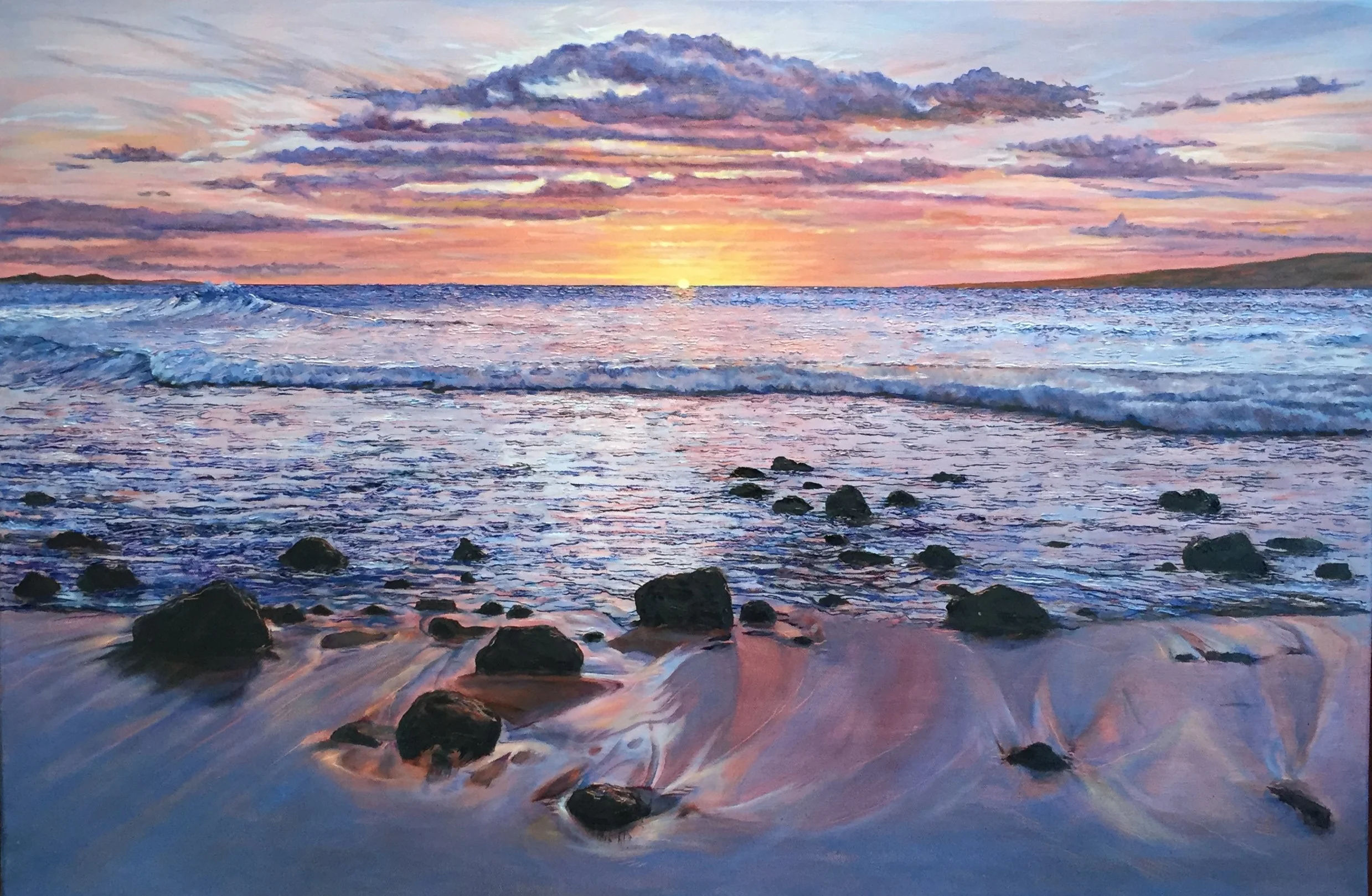 Molokai Shore Sunset.JPG