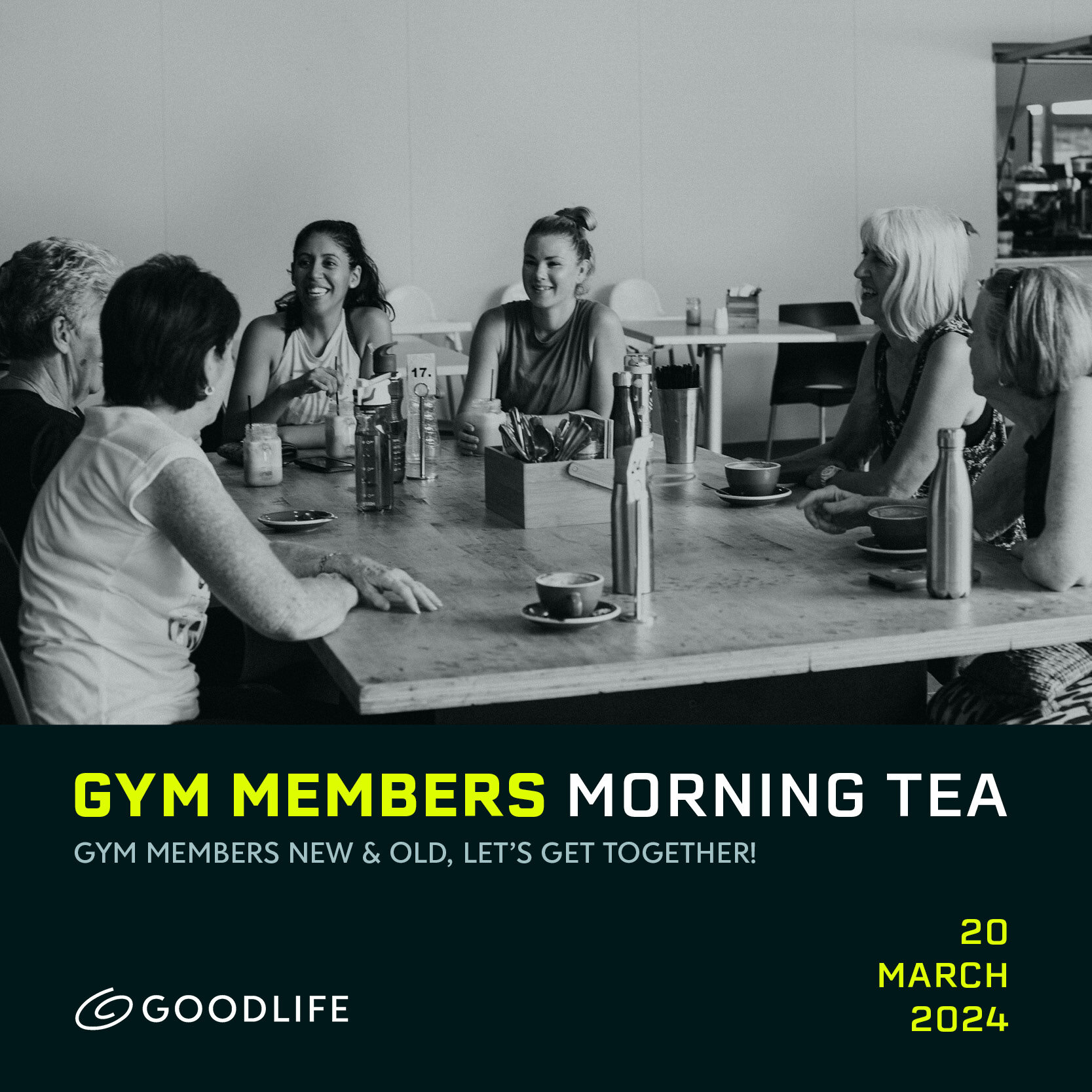 If you are a gym member, your invited to come and join us for a free morning tea!  This is a great chance to get to know each other and build connections.

📍 Wednesday, 20 March 2024 at 11am

Spots are limited, book now to avoid disappointment, thes