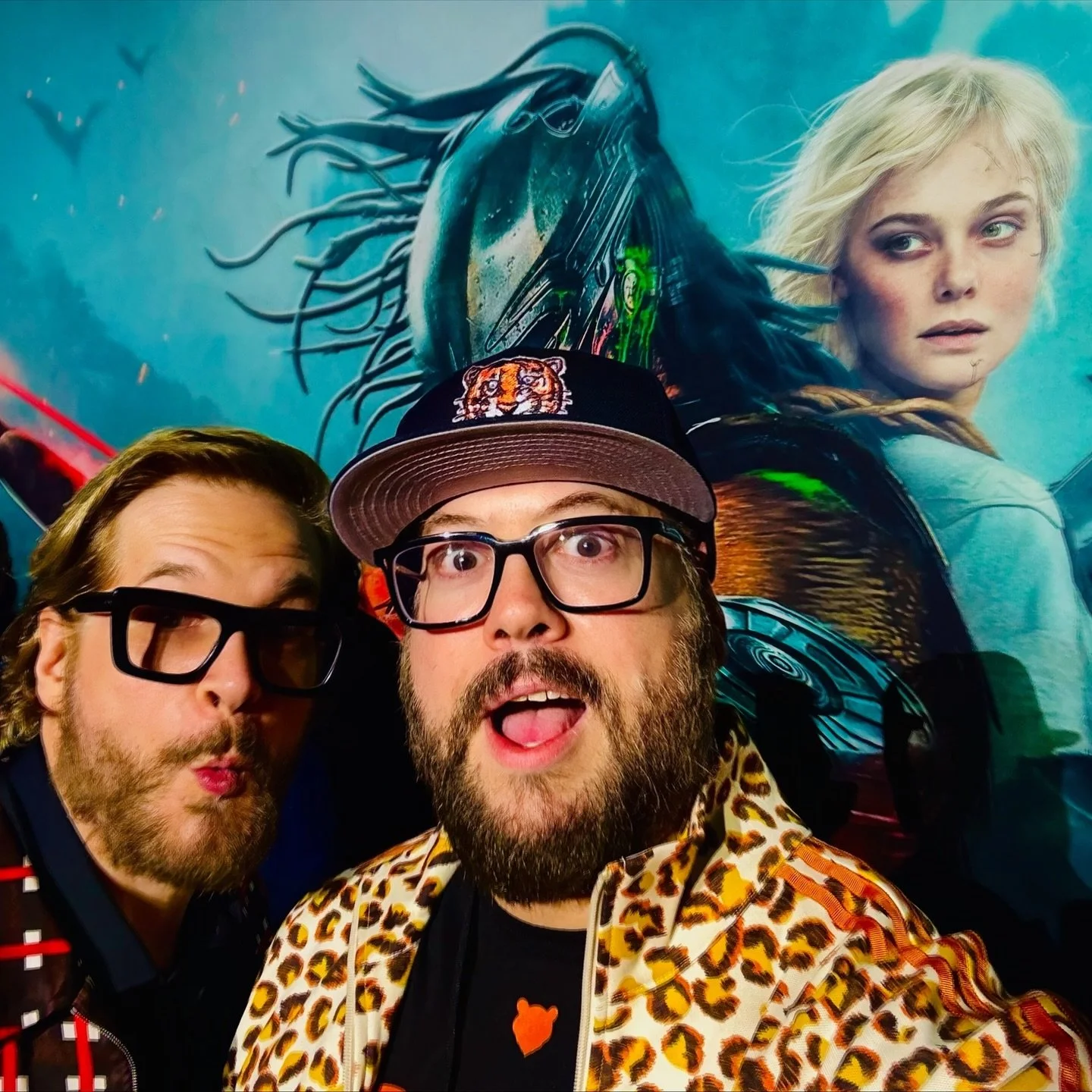 Loved getting to visit the @Predator Badlands with @bryanfullergram 🛸 The movie is a must for any #Predator fan 🍿 So much fun! 🎬