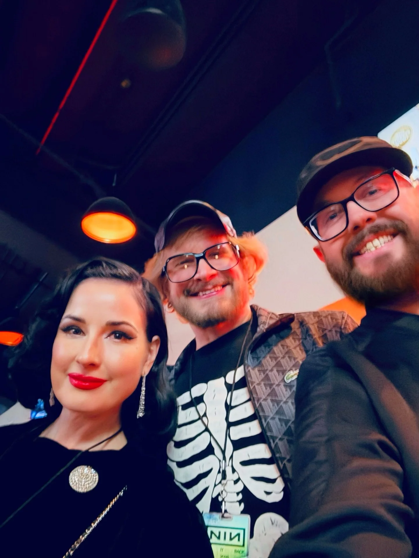 Had the privilege and honor of meeting @ditavonteese last week at the @nineinchnails concert. An incredible show, thank you @bryanfullergram ✨