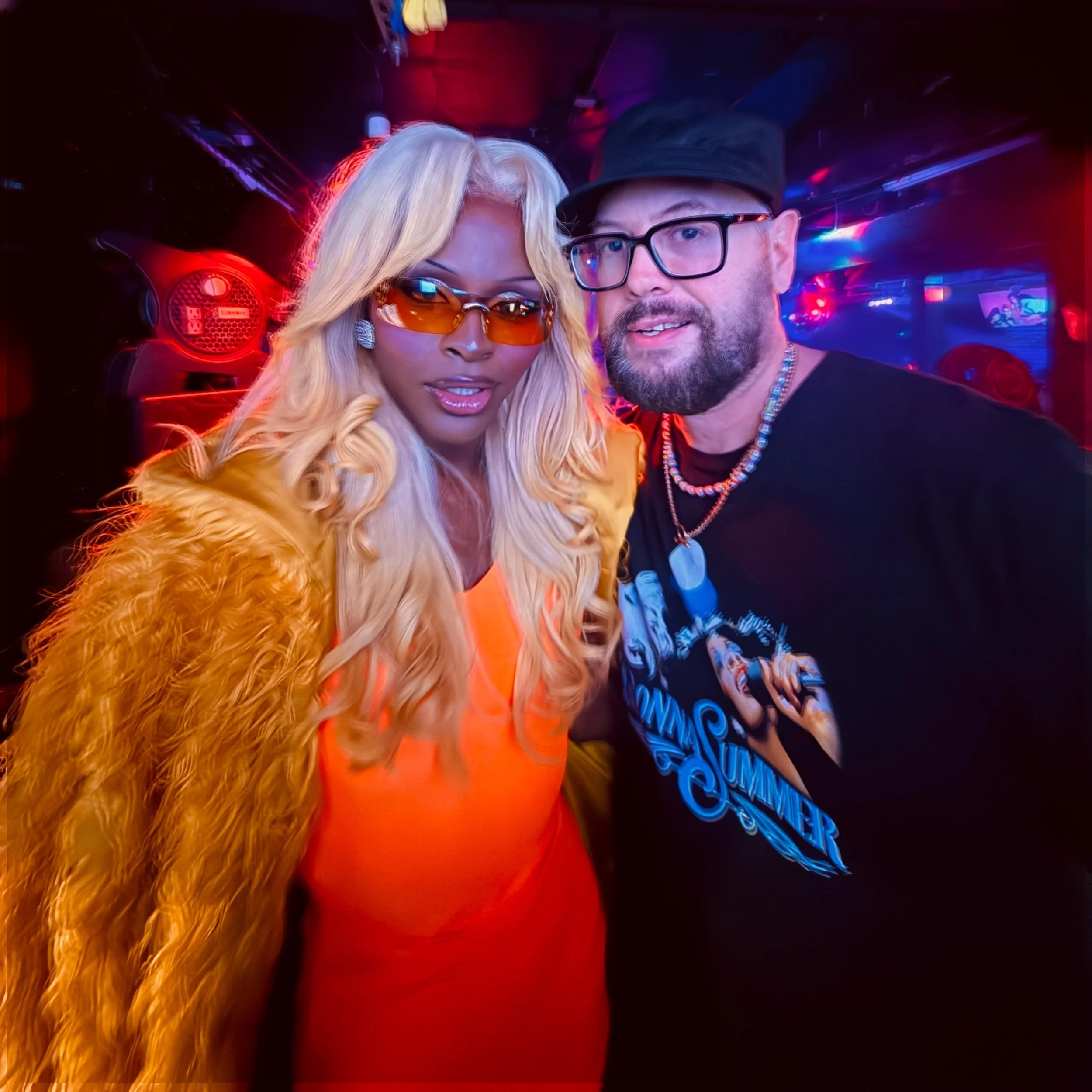 Kicked off Pride right w @the_symone @madonnasummermusic @precinctdtla 🪩🏳️&zwj;🌈 The fun continues this Friday 6/12 @beauxnightclub w @spiciestmeatball