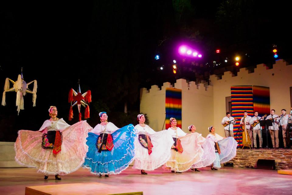 With Los Hermanos Herrera at the Ford Amphitheater, Hollywood, CA.