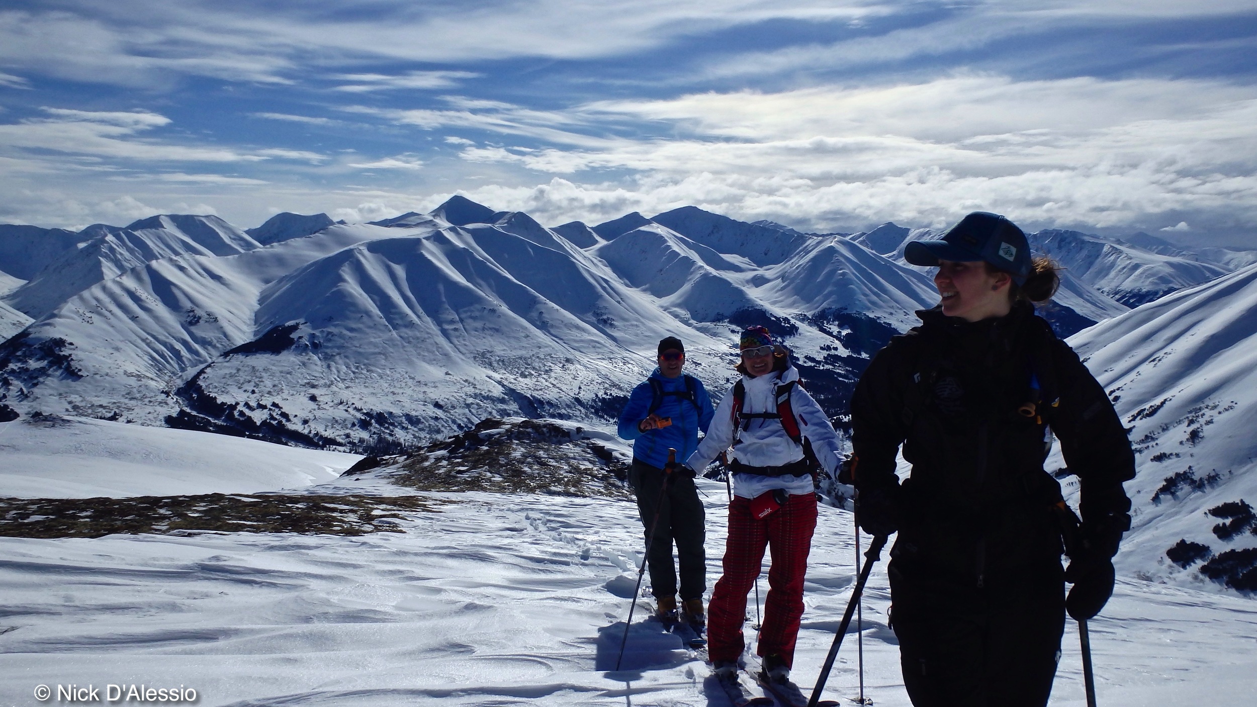 Family backcountry skiing in Alaska with Remarkable Adventures