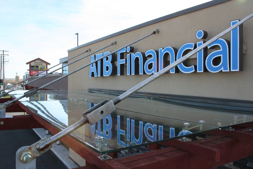 Custom glass canopy with standoffs