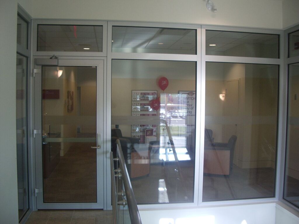 Fire rated aluminum door and windows