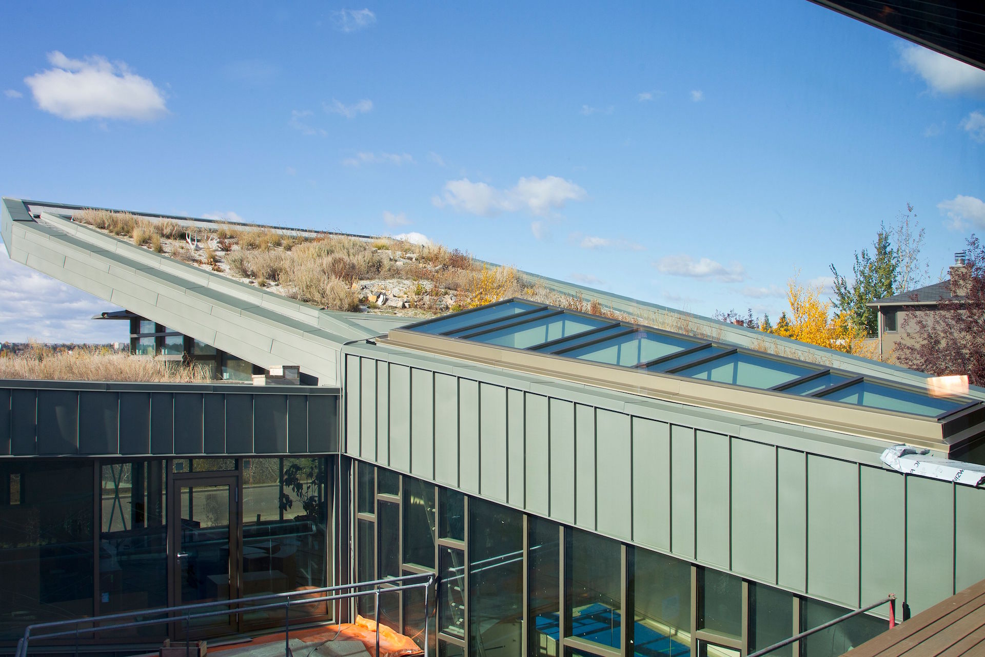Skylight, curtainwall, aluminum door