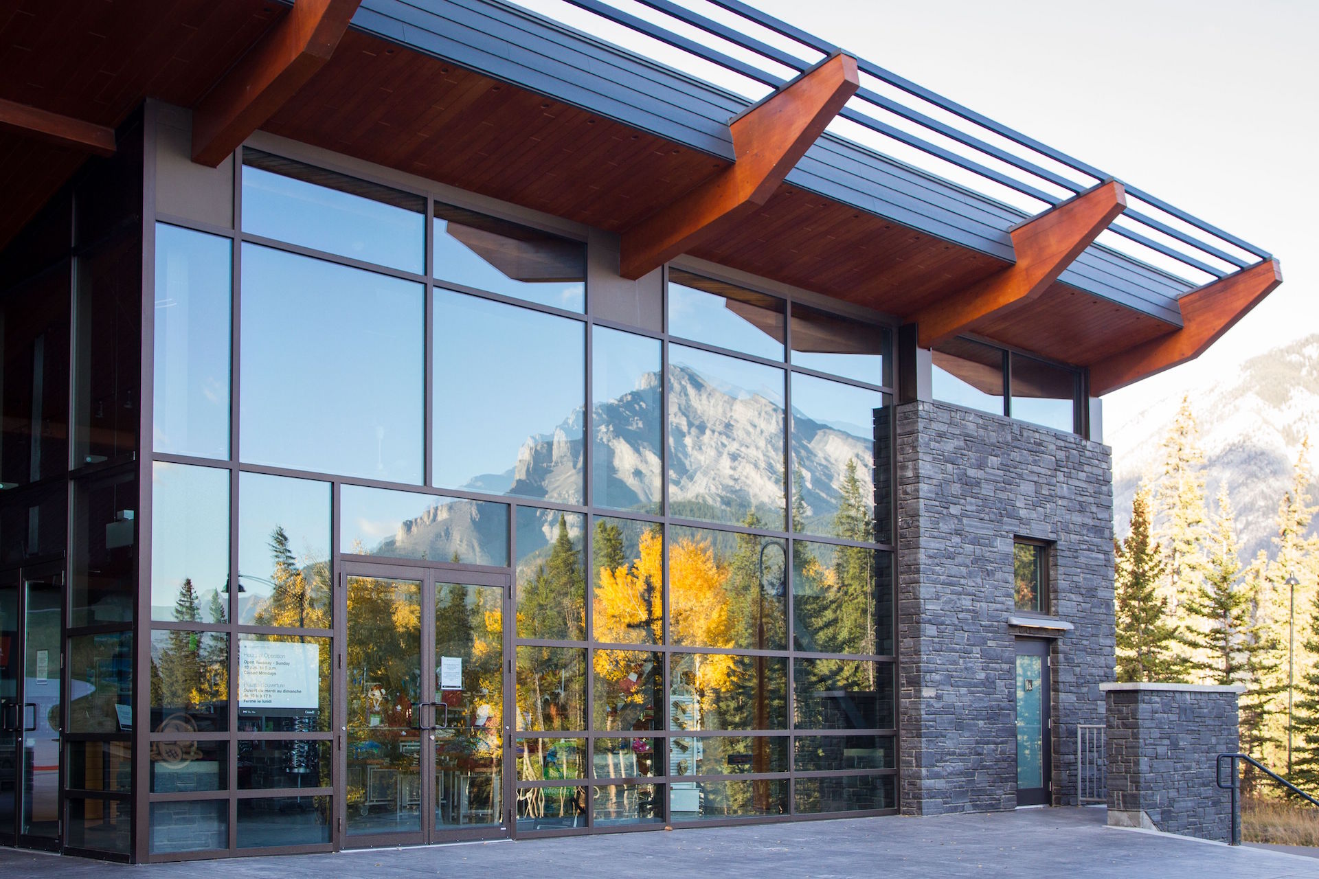 Alumicor 2500 series curtainwall, doors, aluminum trellis