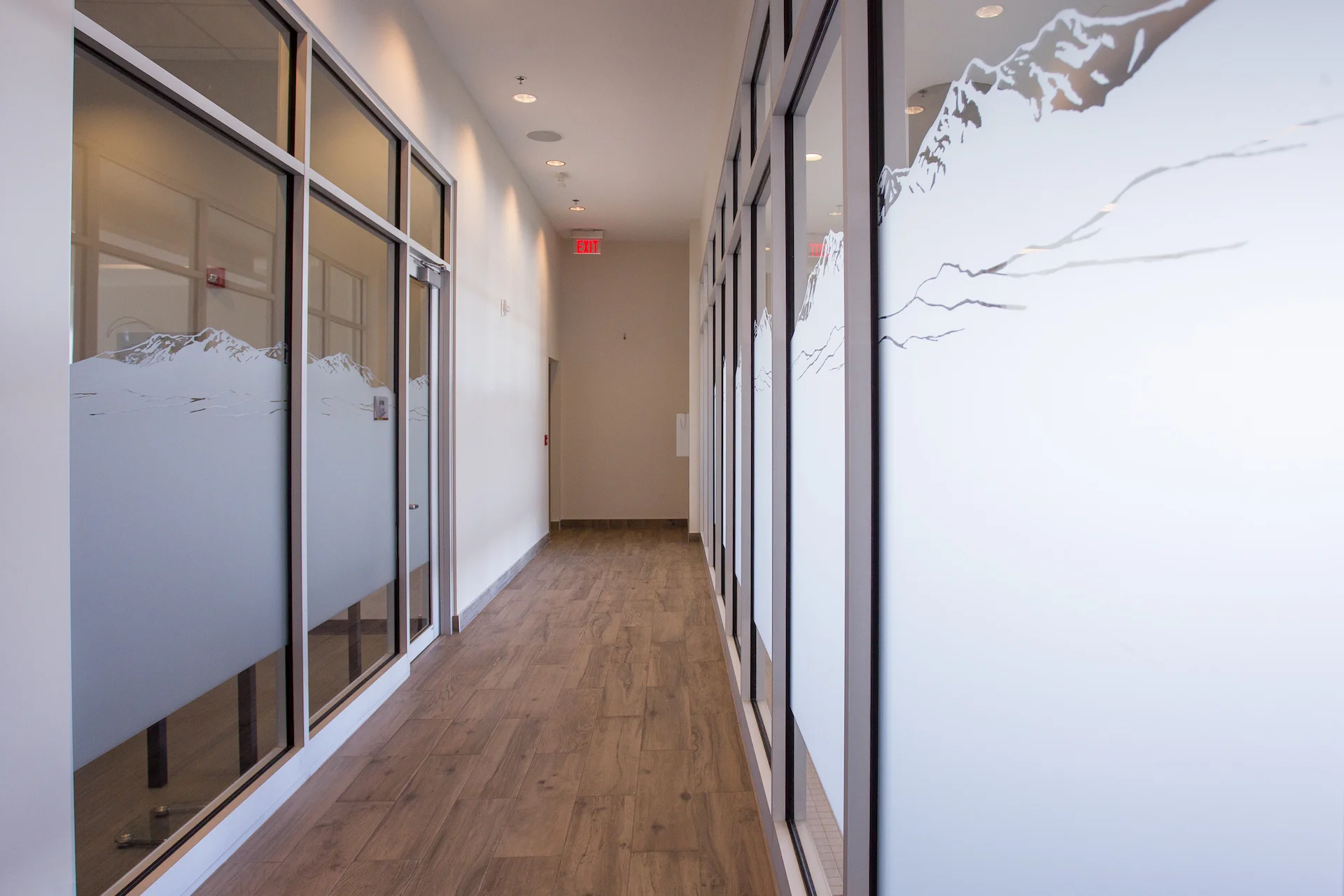 Alumicor 1800 series interior storefront 