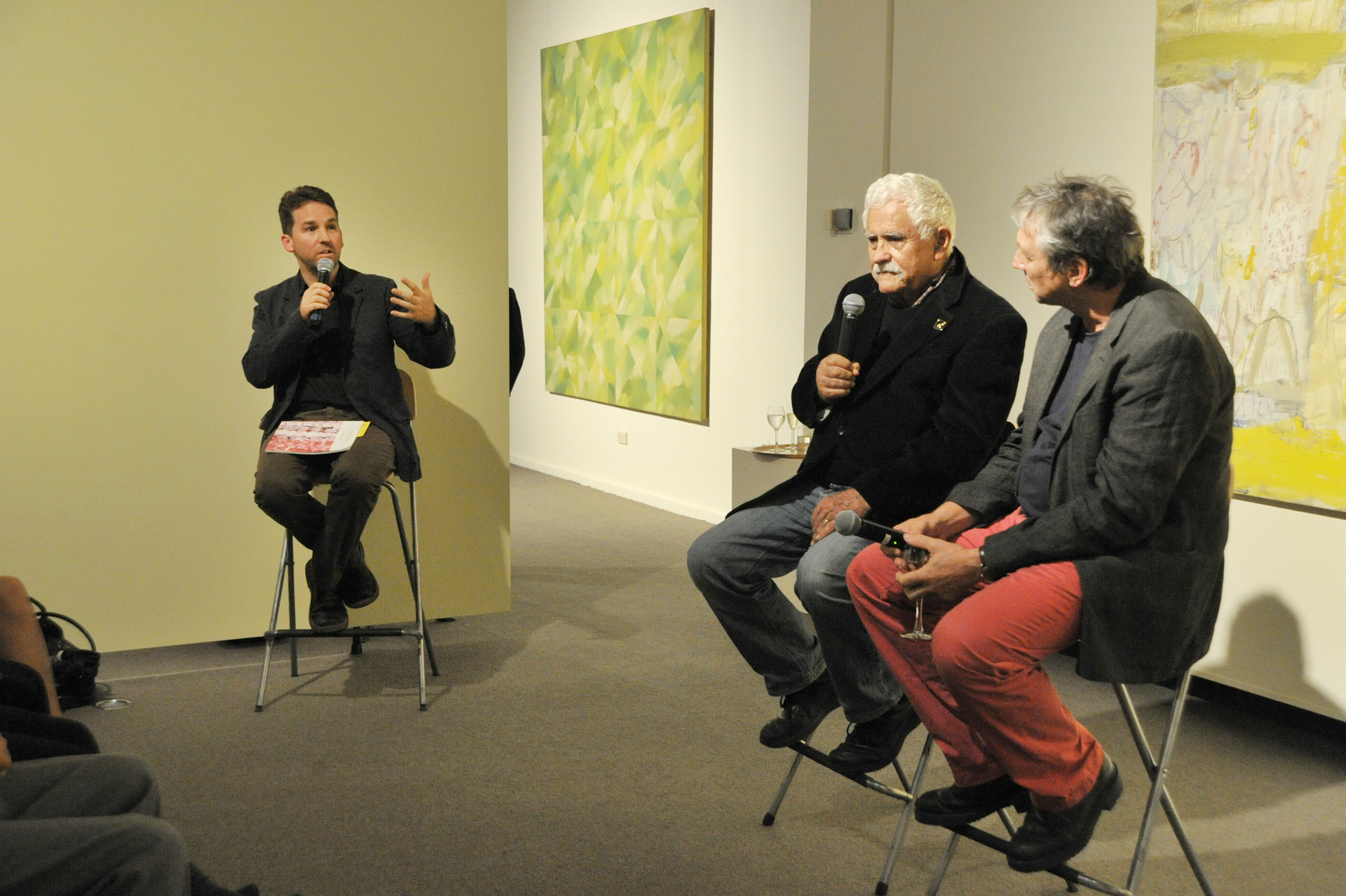 Brad Hammond speaking with Jim Cobb and Euan MacLeod at ORAF 30th Anniversary