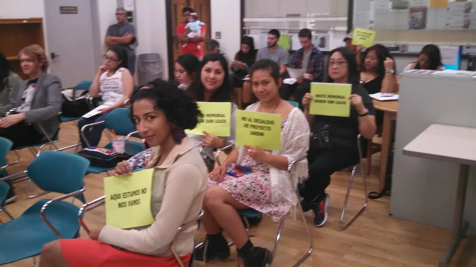 #saveproyectojardin Action @ Boyle Heights Neighborhood Council Meeting