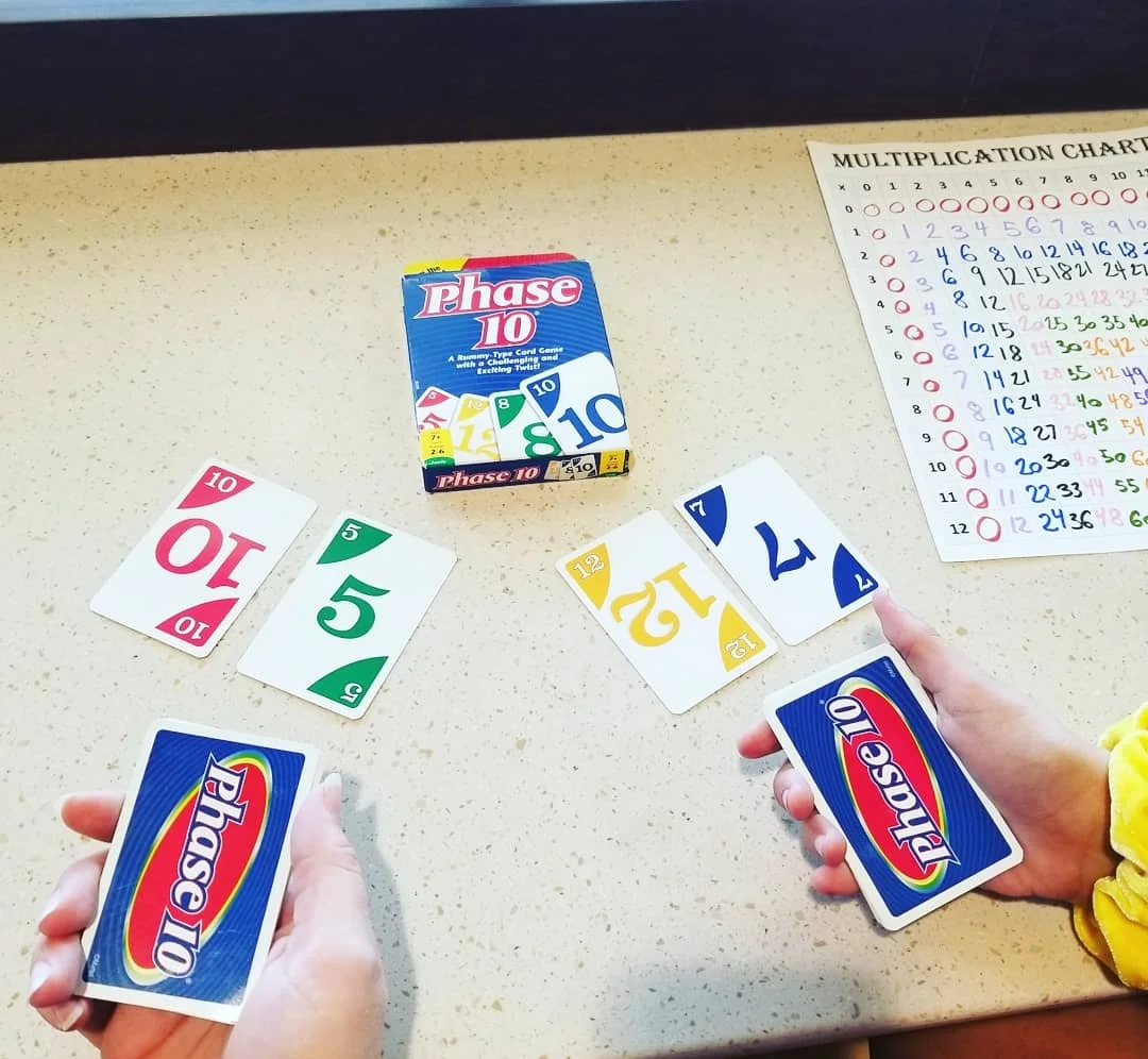 Using Phase 10 Cards For Math Can U