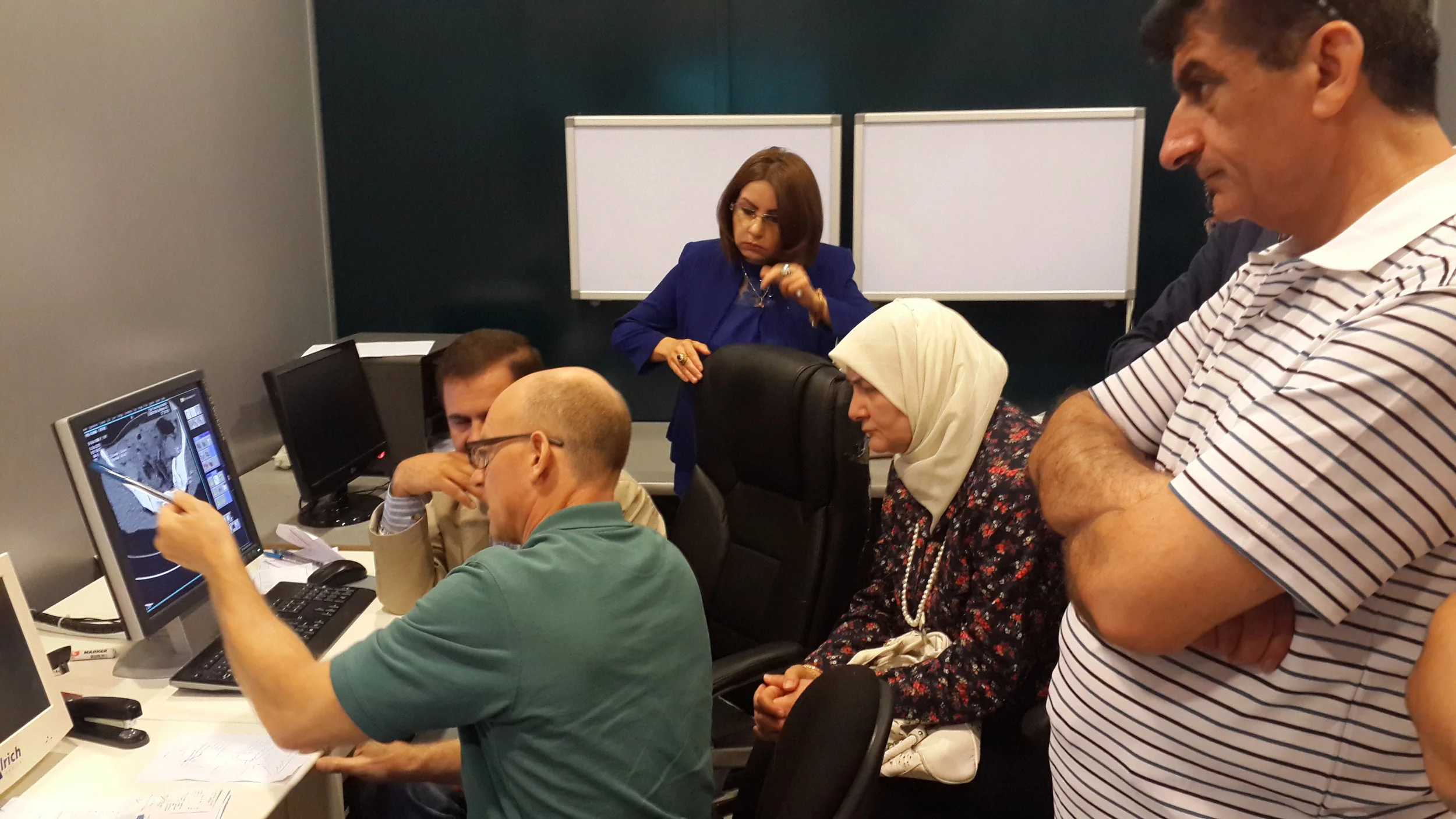 GSMSG Diagnostic experts training local medical staff in Iraq