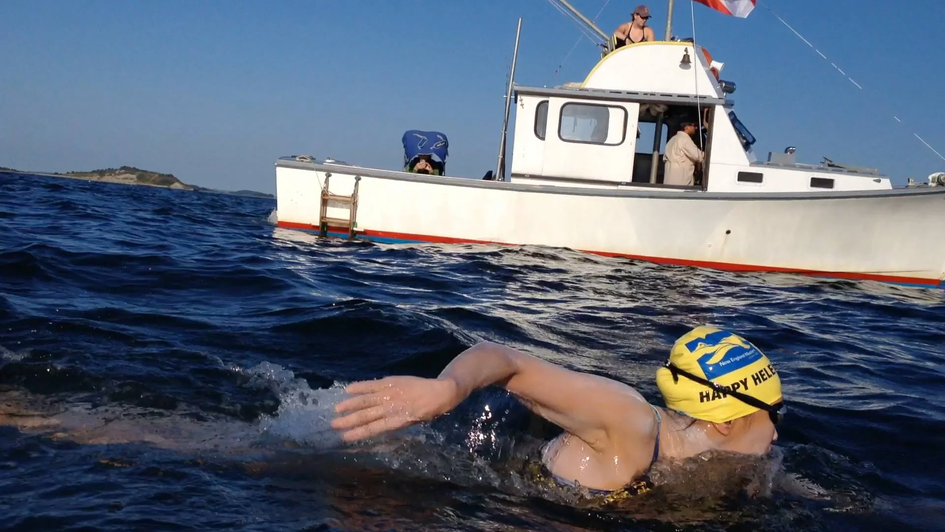 Lin Completes Nantasket - Nahant - Nantasket Solo Swim