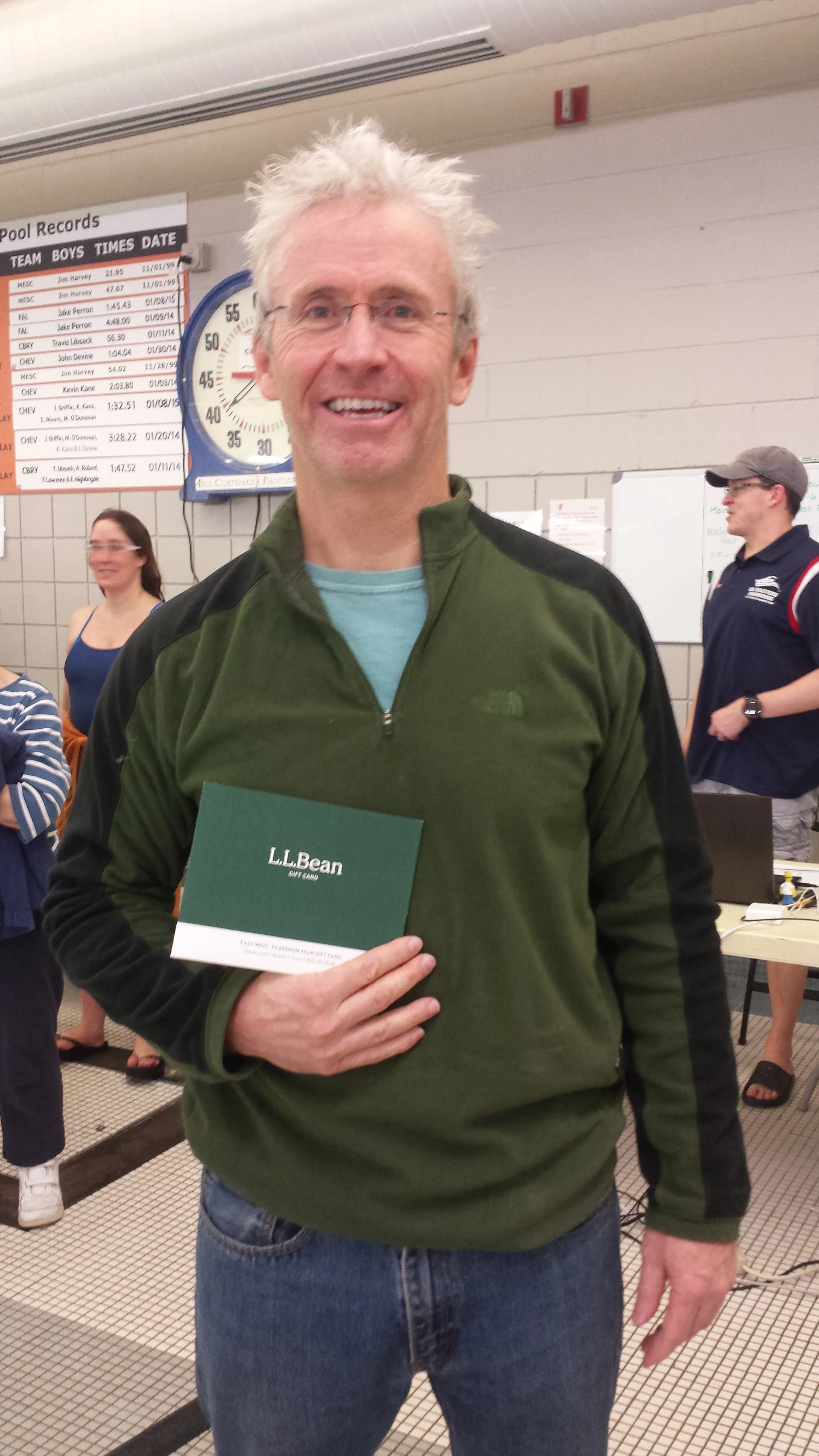 Men's Sprint Challenge winner Michael Regan