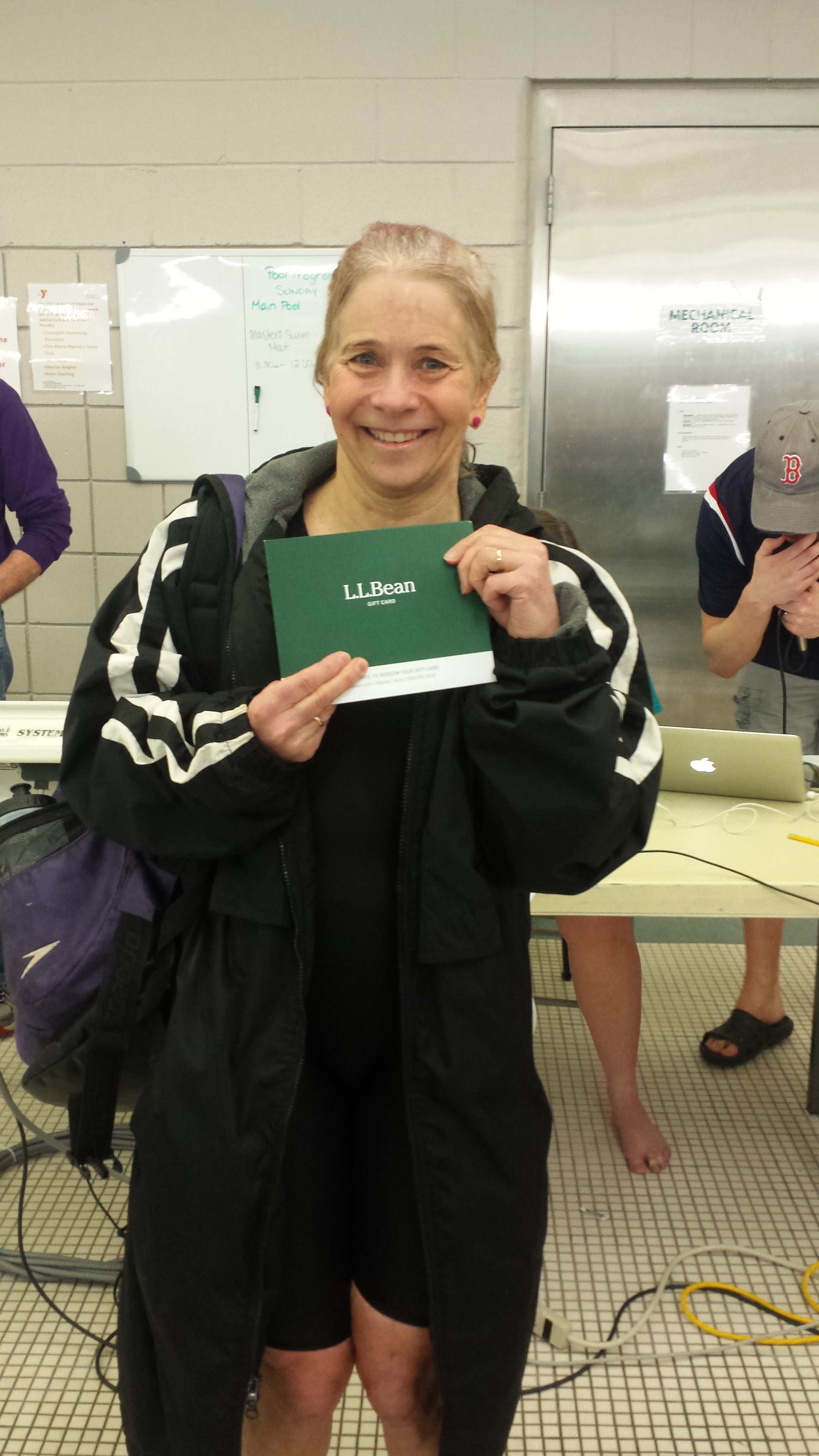 Women's Distance Challenge winner Anne Uecker