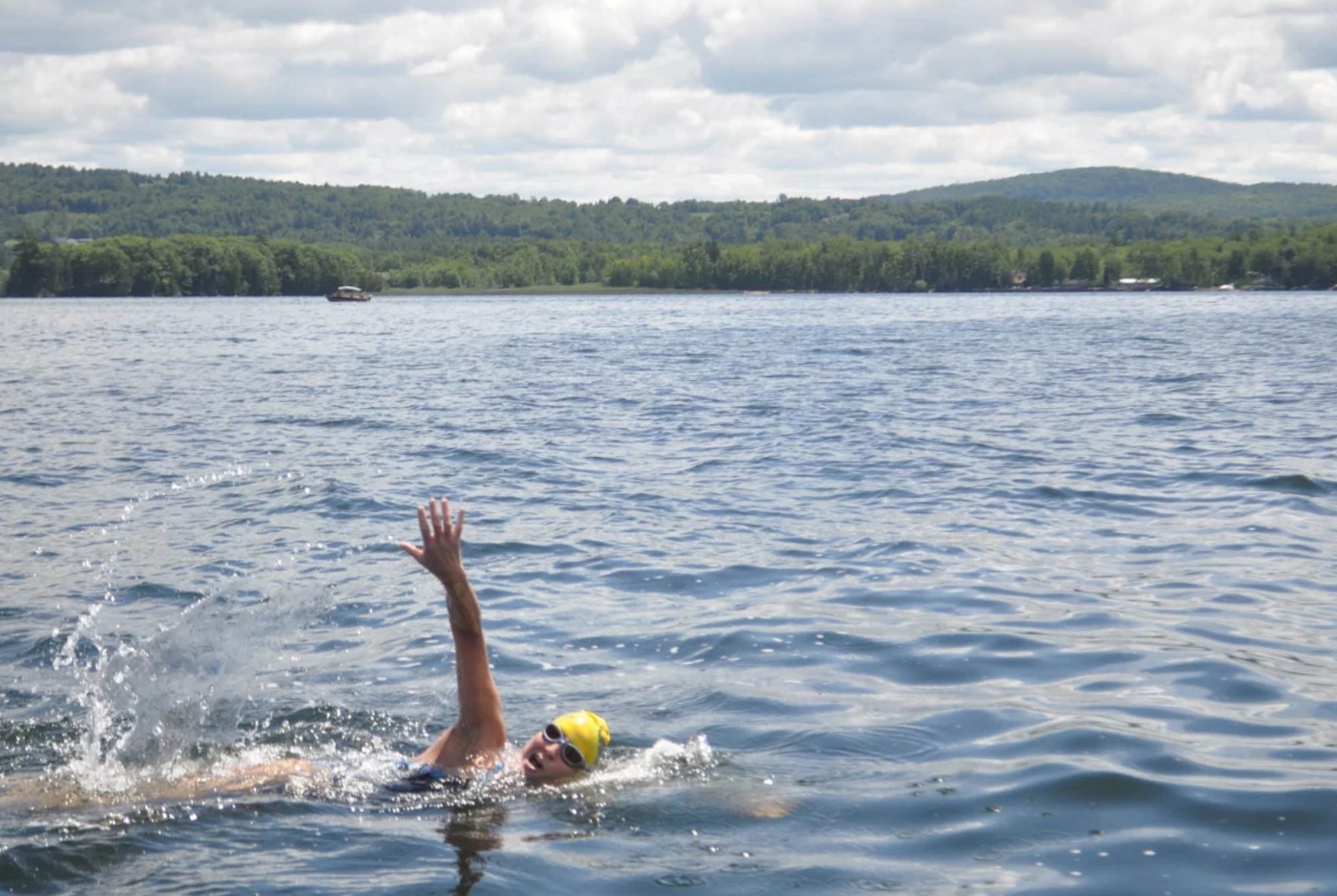 Charlotte Brynn on her way to winning the 25km Border Buster
