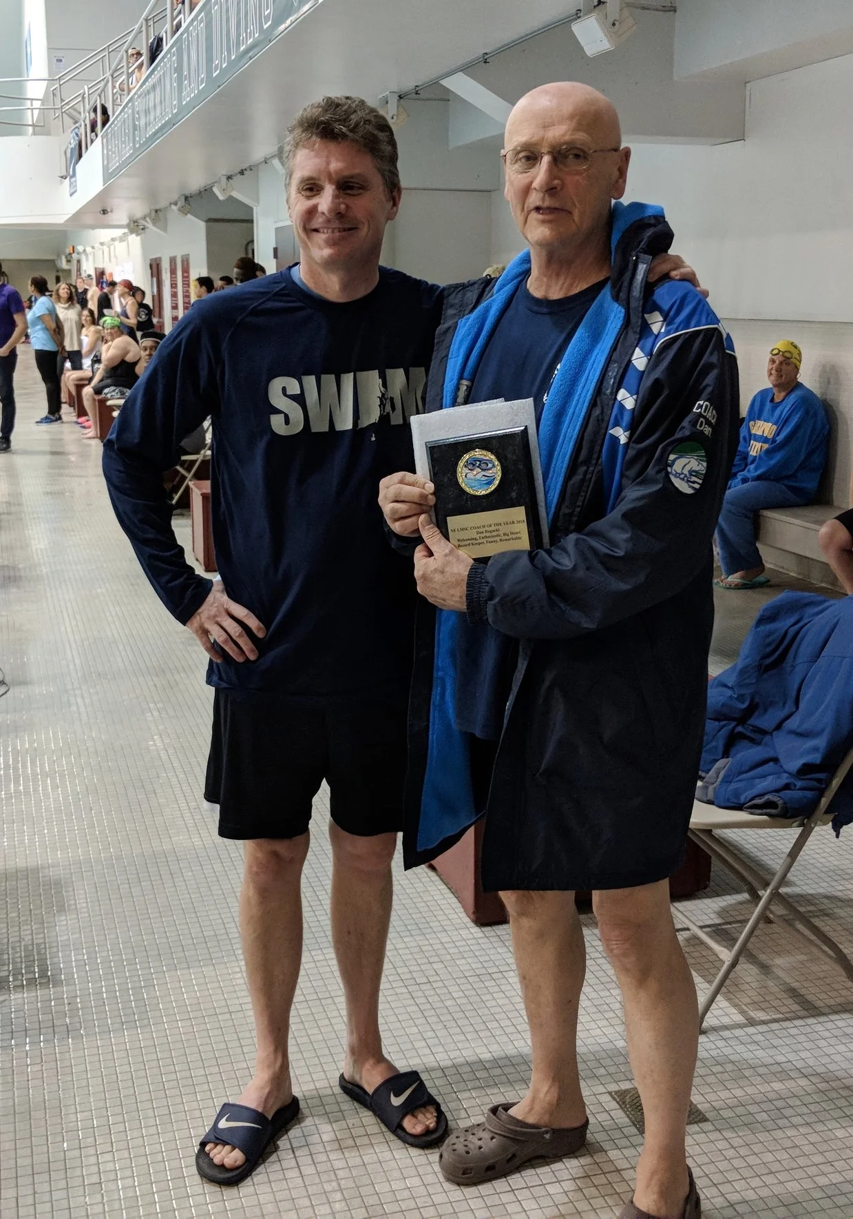 Dan Rogacki with NE LMSC Chair Douglas Sayles