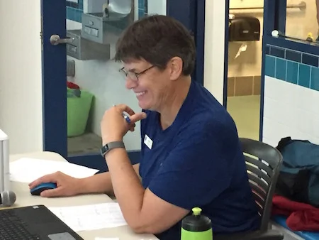 Mary Gentry is everyone’s FAVORITE meet director.