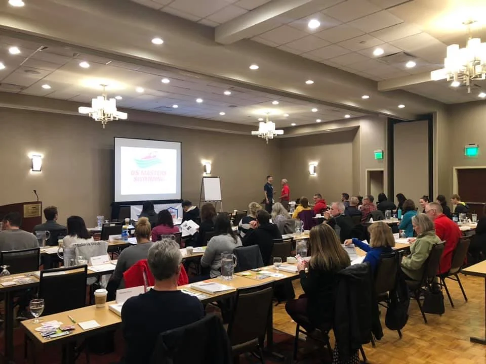 The Level 1 & 2 Coach Certification course sold out, with 40 students taking part.