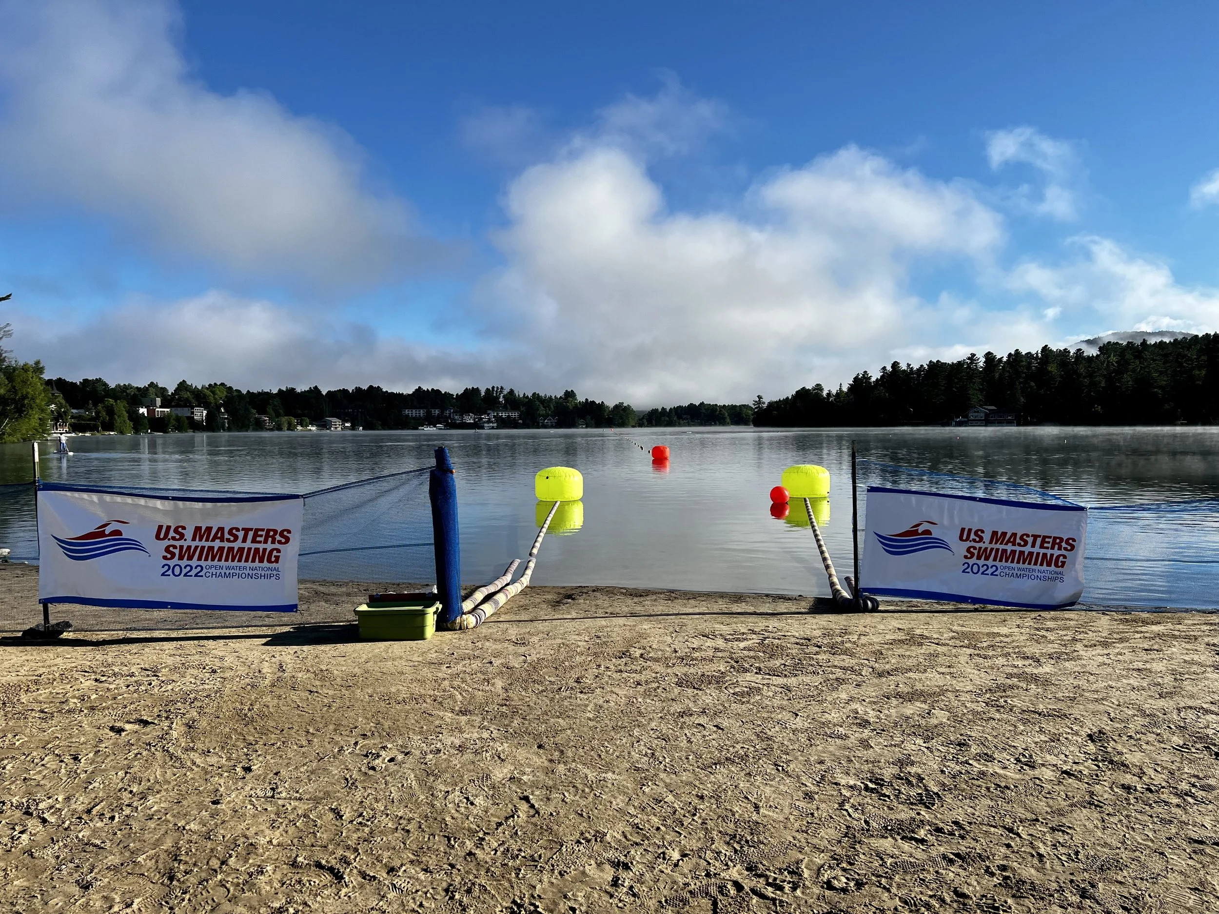 Trip to Lake Placid for 2022 USMS Open Water 2 Mile Cable Swim 
