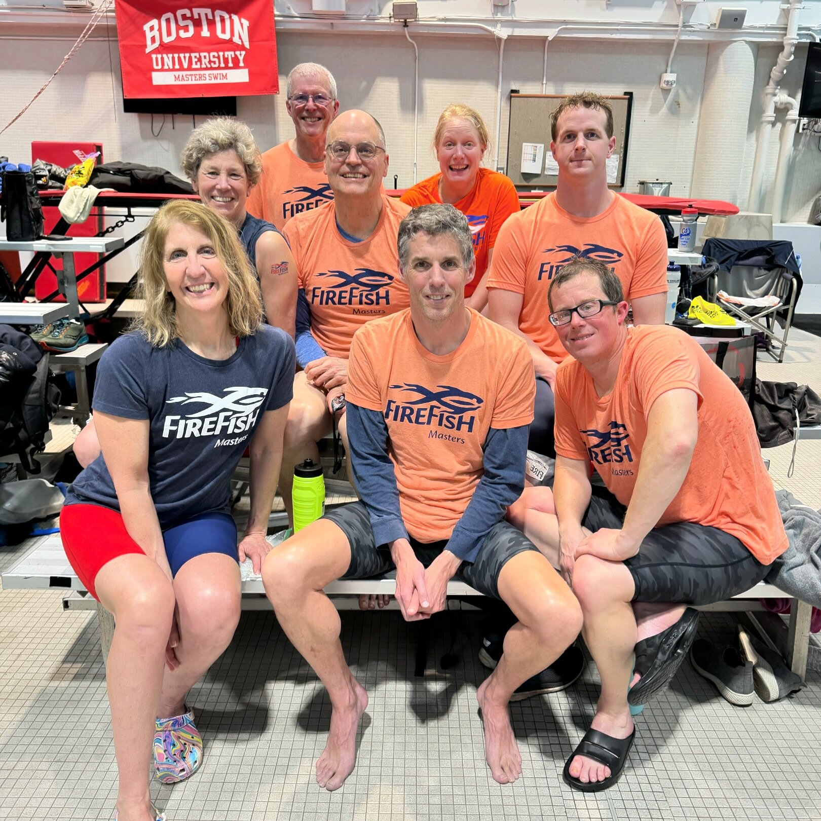 Fire Fish in the house!!! 🔥🔥🔥 #mastersswimming #team #championship #letsgo