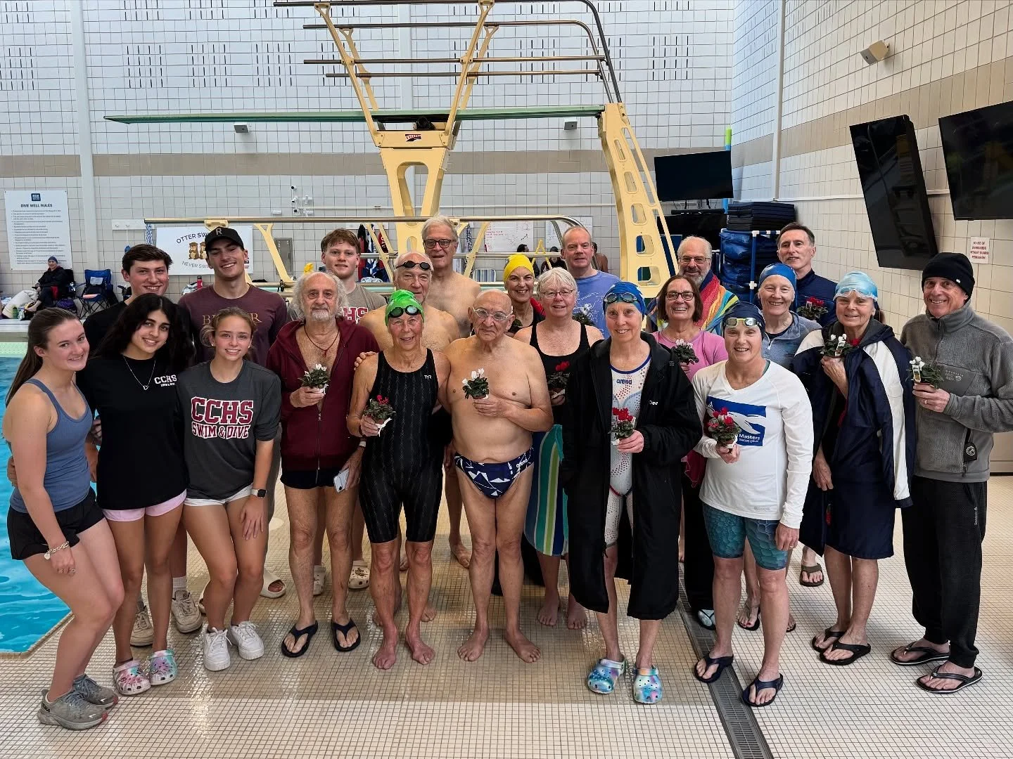 The vibes were high and the support was strong at the 18th Annual Concord-Carlisle Masters Meet! 🌟

Nothing better than a pool full of friends splashing for a cause &mdash; helping the CCHS swimmers fundraiser to launch their campaign for a three-pe