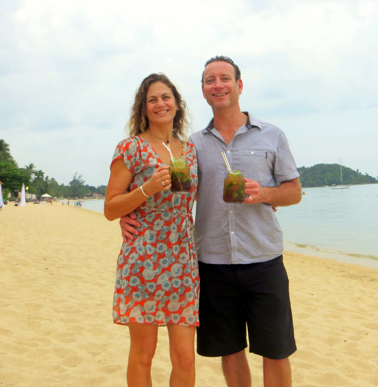 Andrew and Rachel Welch - Bophut Beach - Koh Samui 2015