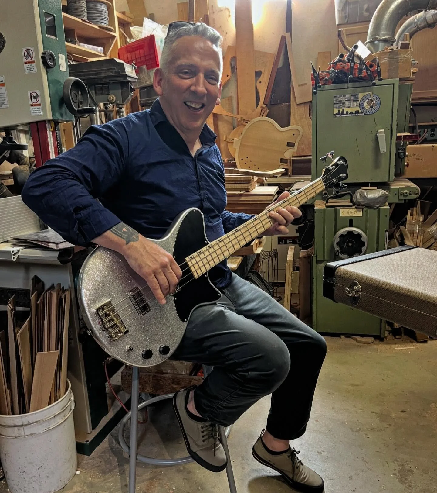 It&rsquo;s Todd and his Thunderglide bass!