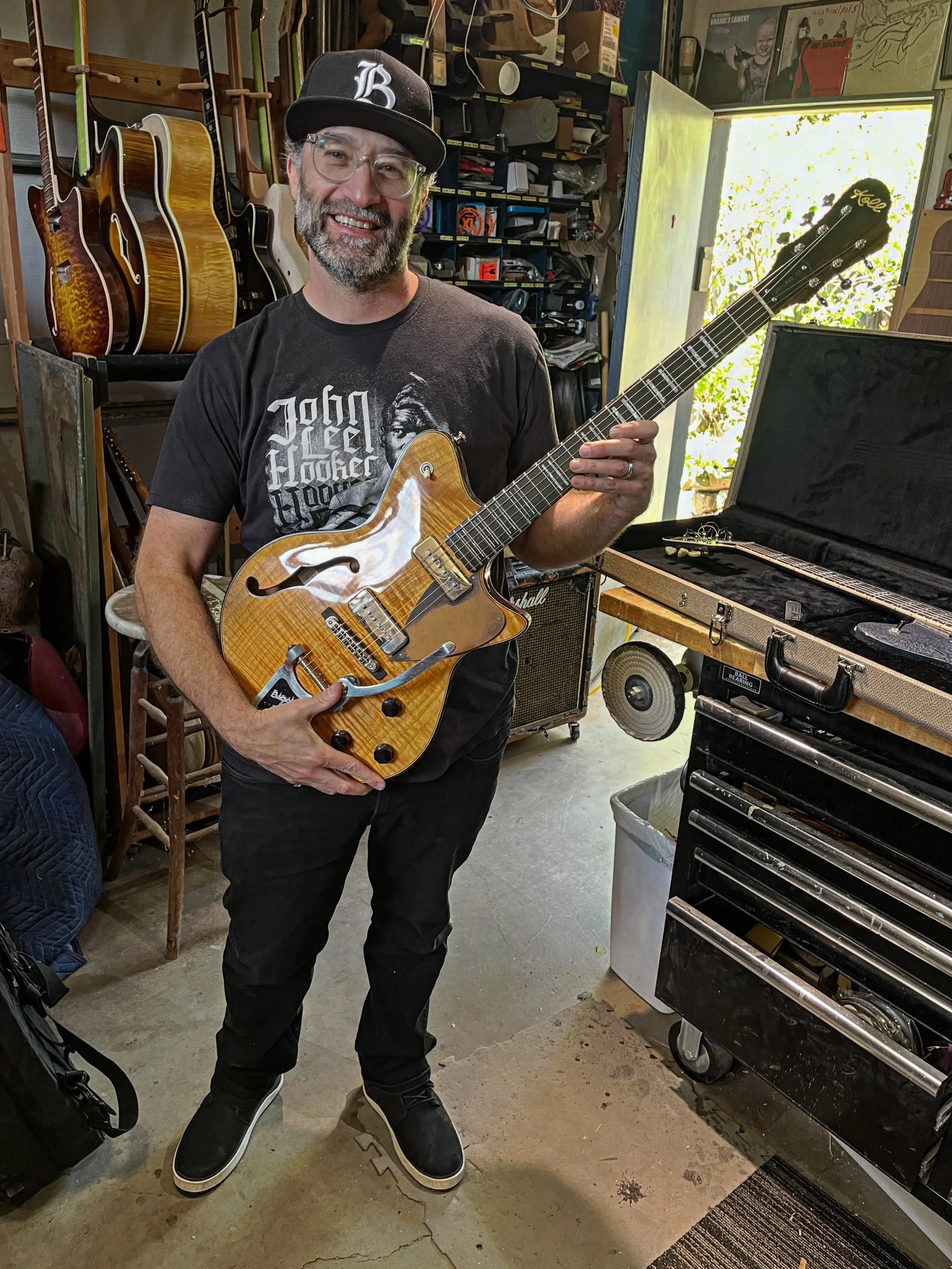 It&rsquo;s Ben Bloom with his recently recovered Superglide Almighty. Gratitude! It had been stolen along with a bunch of other gear from his storage locker in Seattle. We&rsquo;re so happy for its safe return! Gave it a little spa treatment to be su