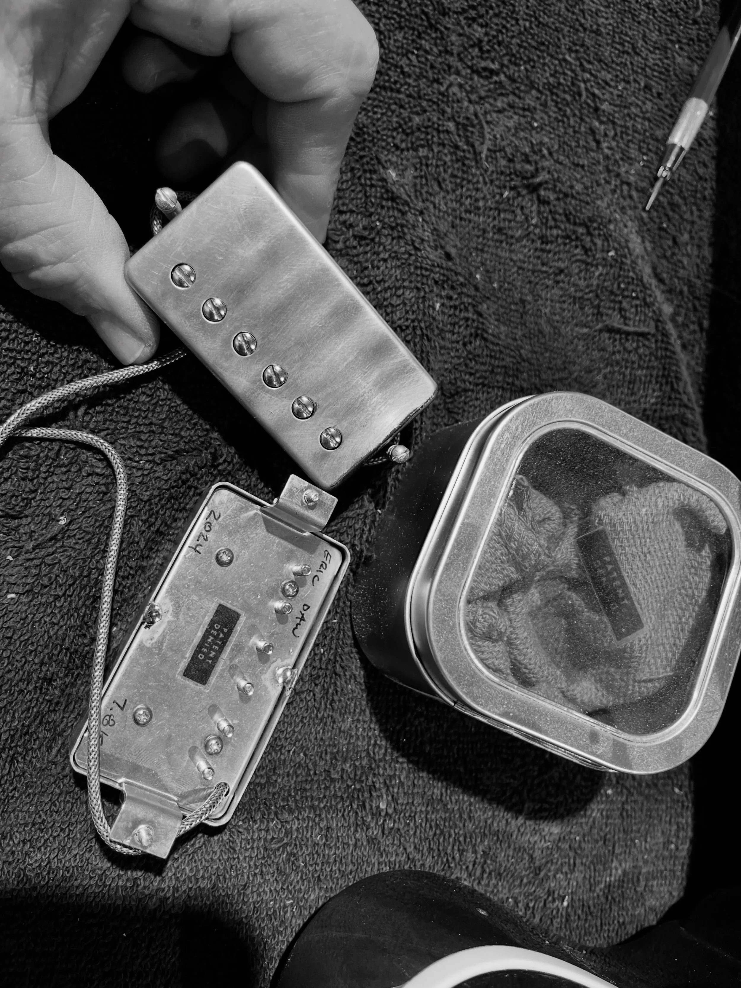 These Eric Daw &ldquo;Patent Denied&rdquo; humbuckers look pretty good.