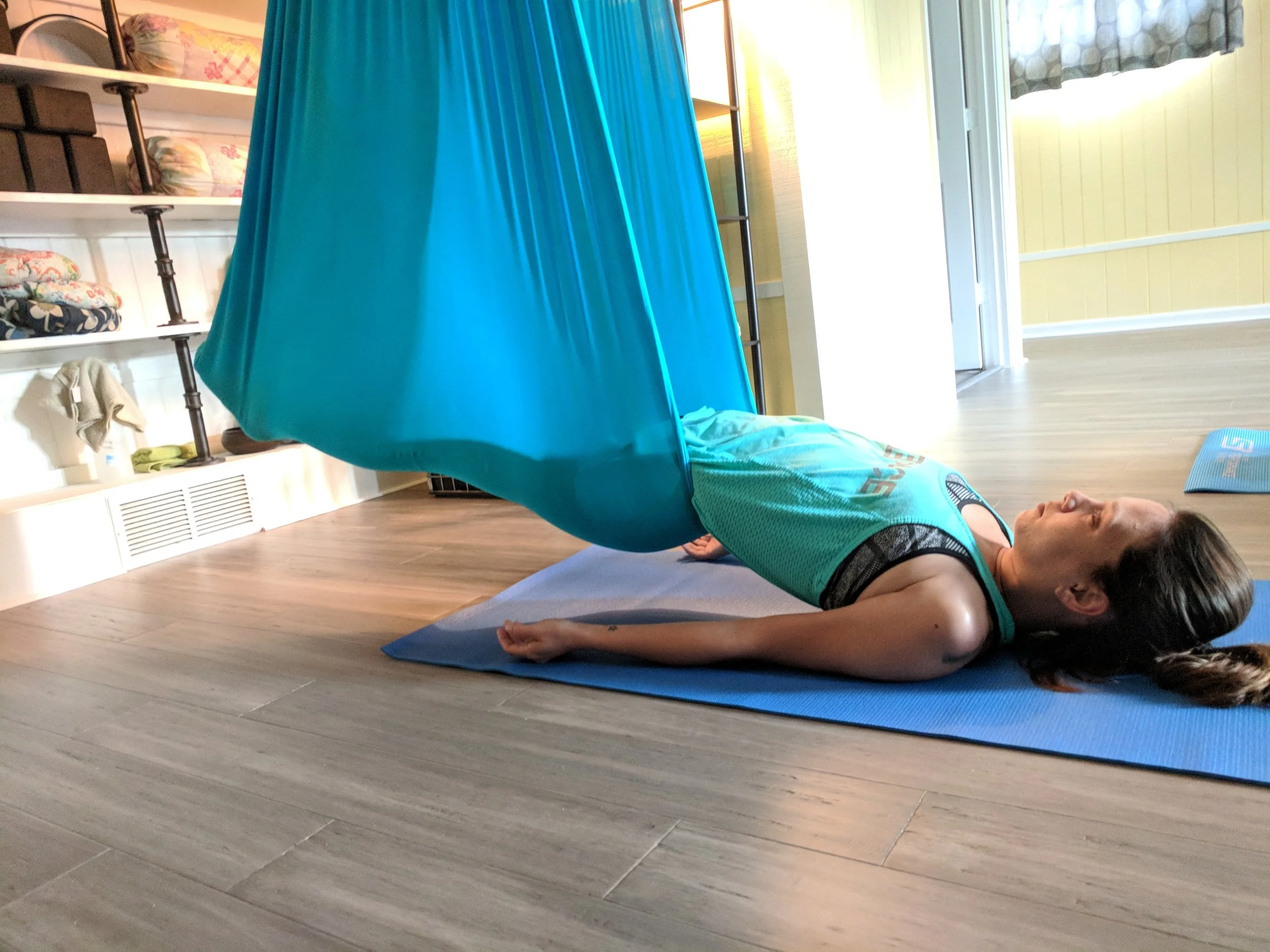 Aerial Cocooning + Gentle Stretch with Lisa