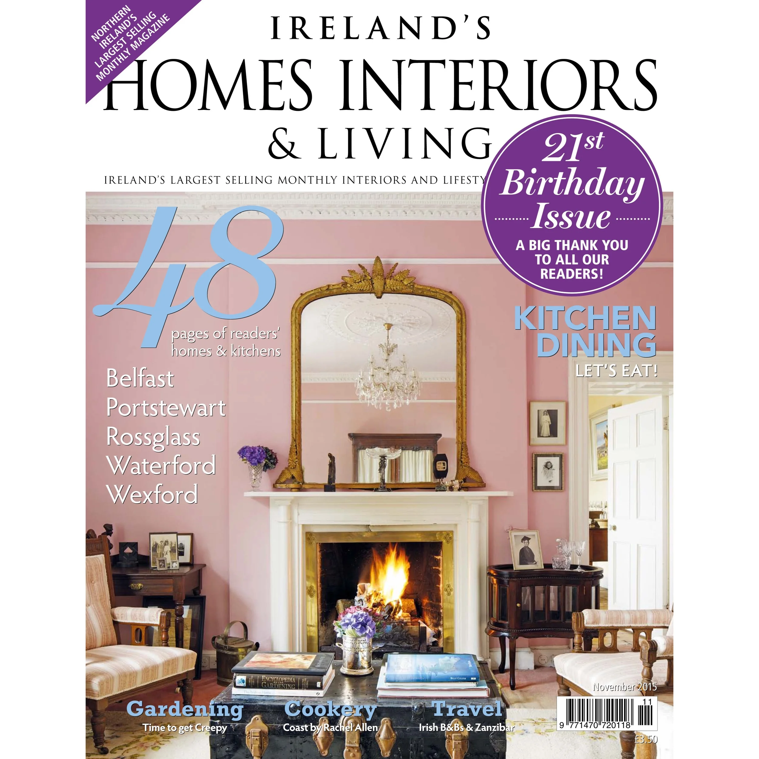 IRELAND'S HOME INTERIORS &amp; LIVING: MAGAZINE FEATURE  