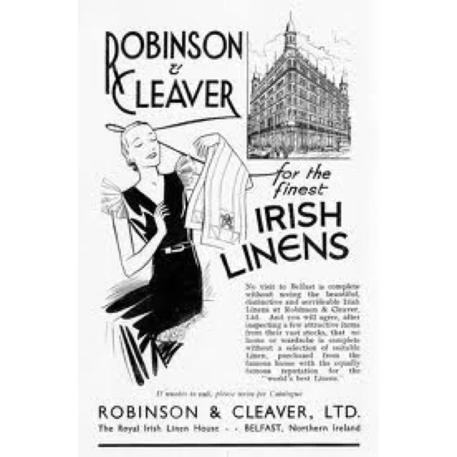INSPIRATION BOARD: VINTAGE IRISH LINEN ADVERTS 