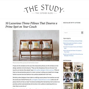 Our work featured in 1stdibs 'The Study' Blog