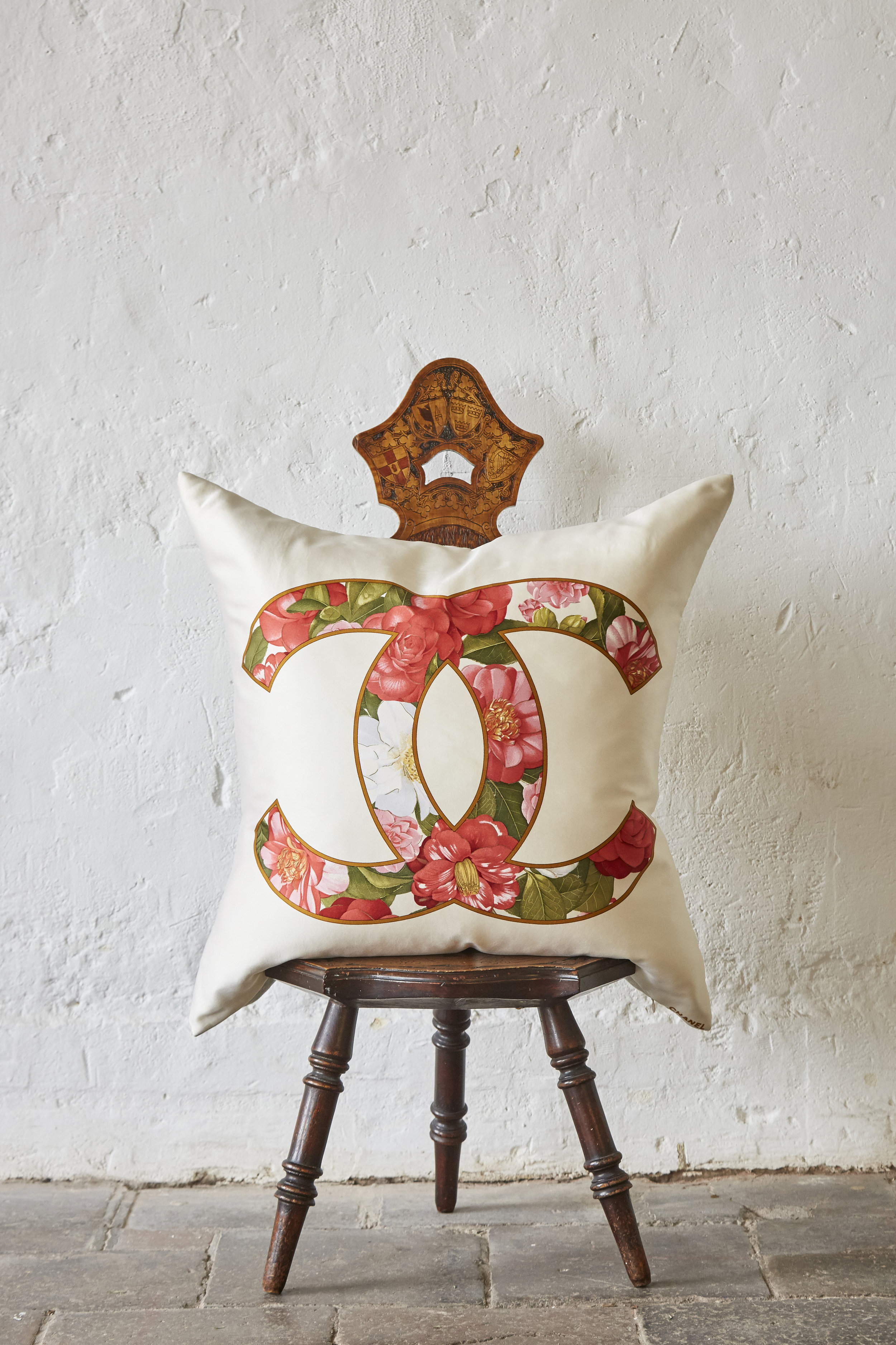 Katie Larmour Design Irish Linen Couture Cushions Bespoke Pillows Luxury Vintage Silk Scarf and Irish Linen.jpg