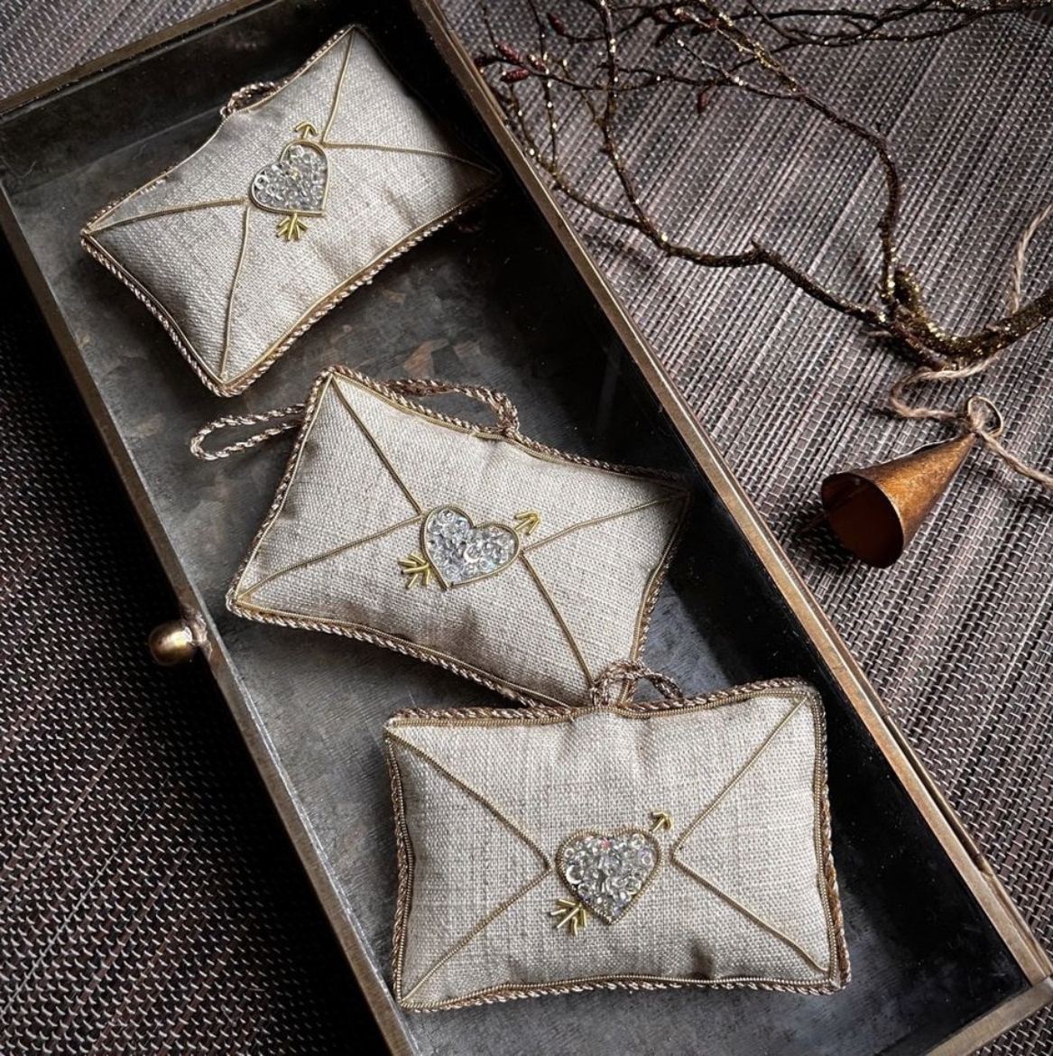 photo credit by Curious Egg Perth katie larmour irish linen Christmas love letter decorations.PNG