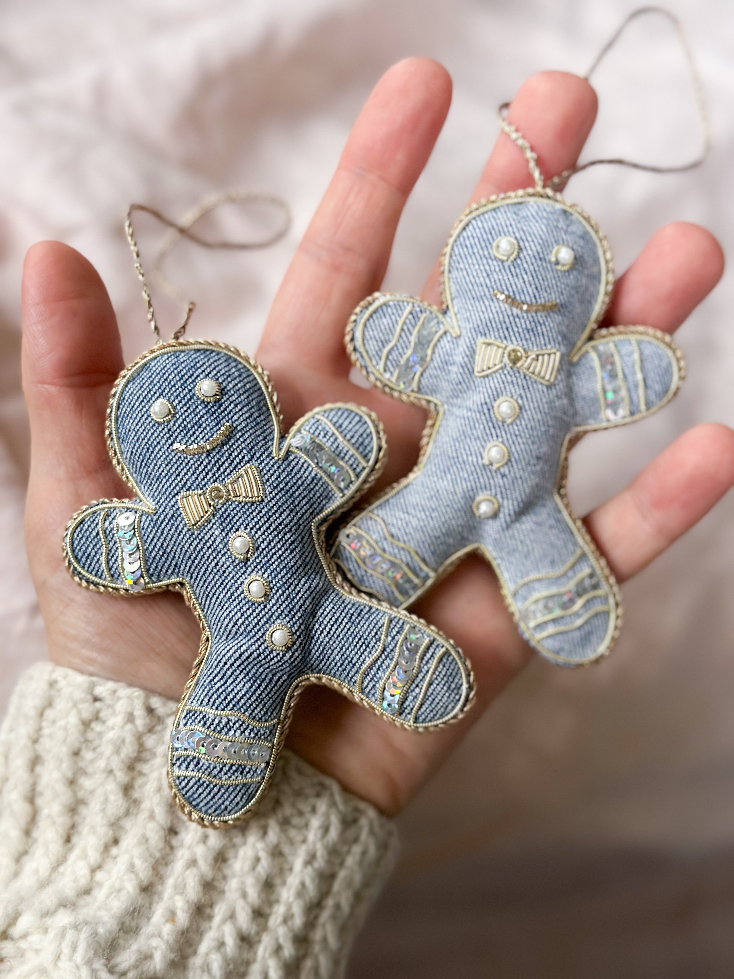 Gingerbread Man in 'vintage denim'