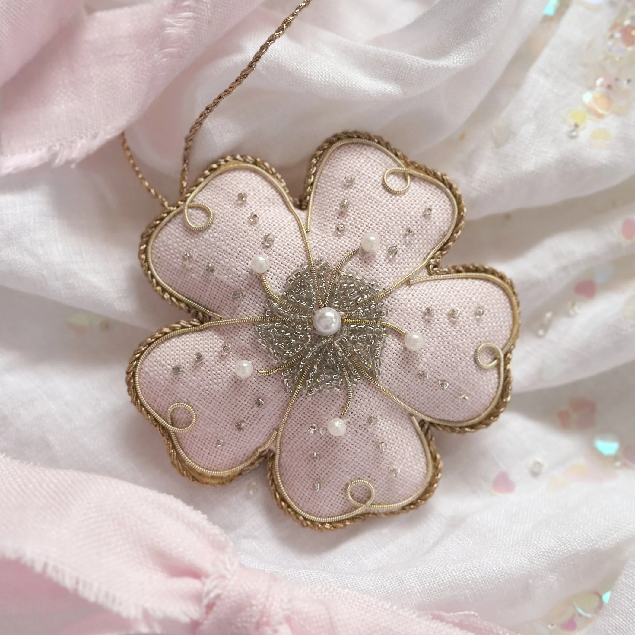 Flax Flower in powder pink (new colour!)