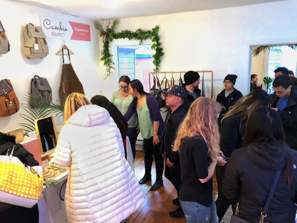 The pop-up was busy all weekend-long!