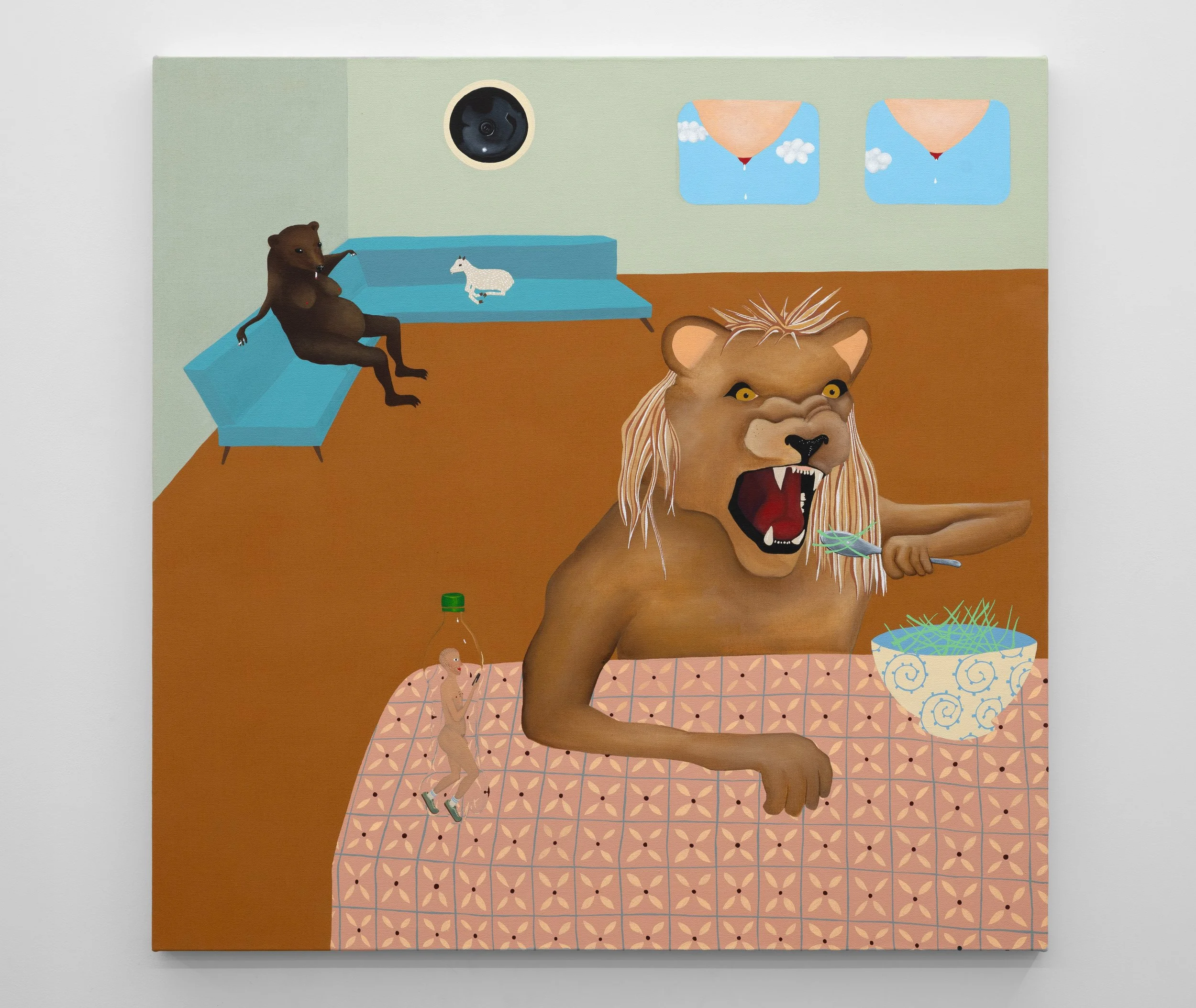 A lion, a bear and a lamb, Isaiah 11.6, 2025