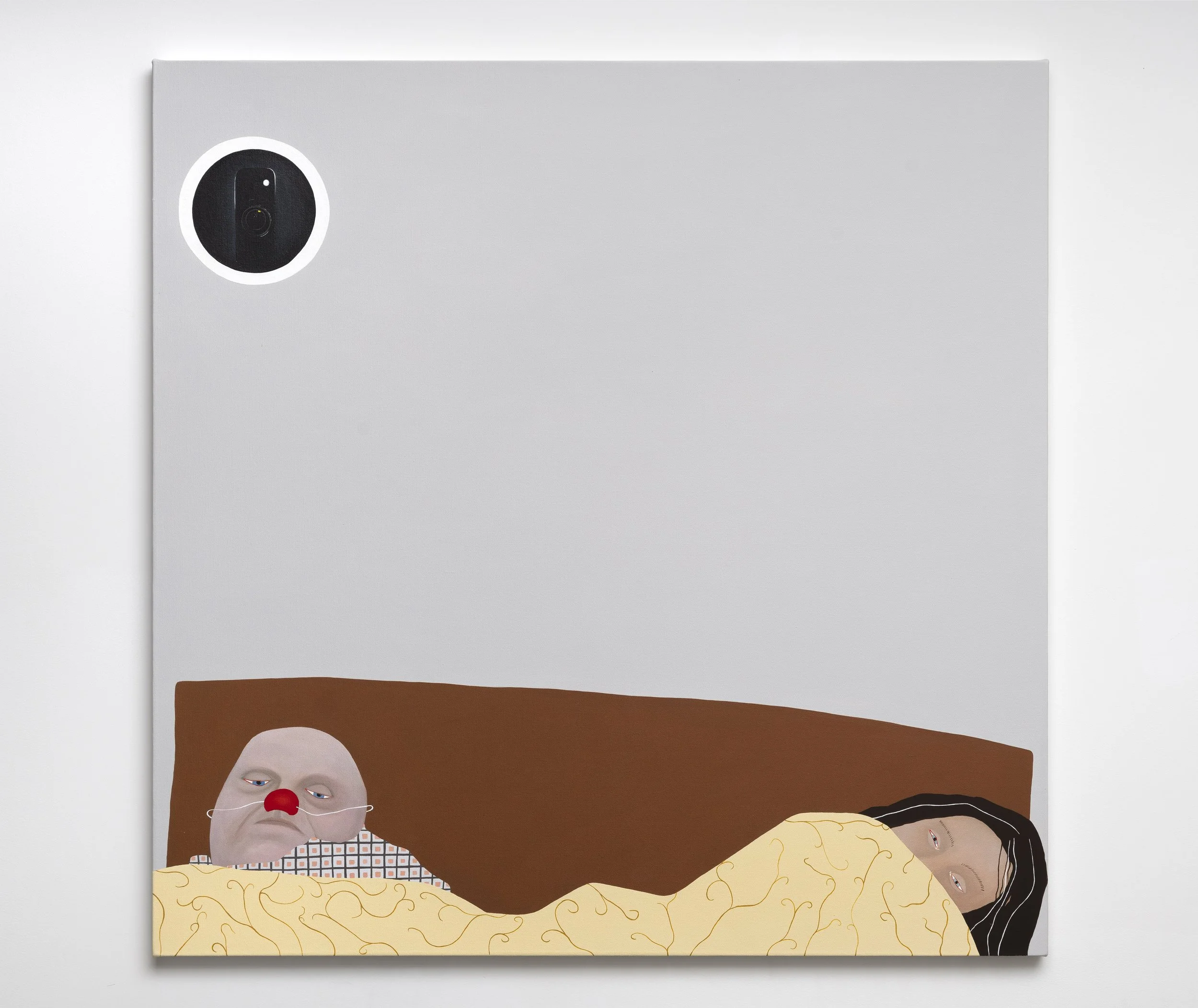 A man and a woman waking up, 2025