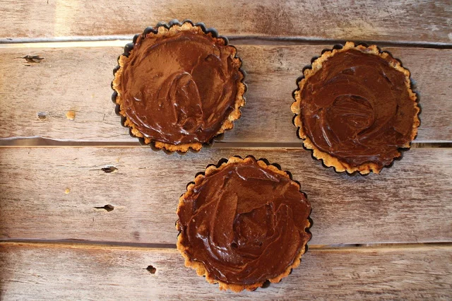 Chocolate Tarts with Coconut & Brazil Nut Crust