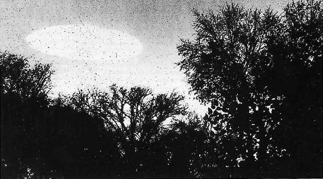 Taken over Minneapolis, Minnesota. October 20, 1960.