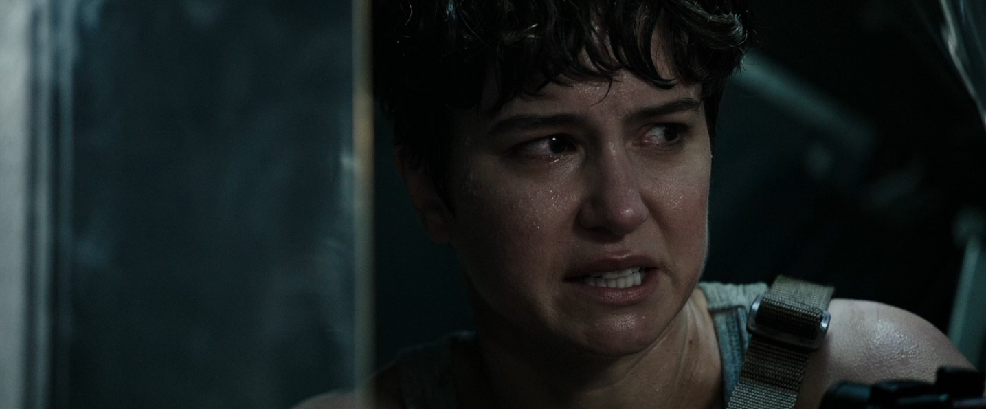 Our proto-Ripley, portrayed by real-life chameleon Katherine Waterston