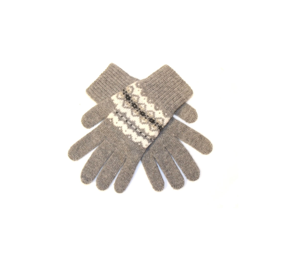 An image of Ditsy Gloves - Grey