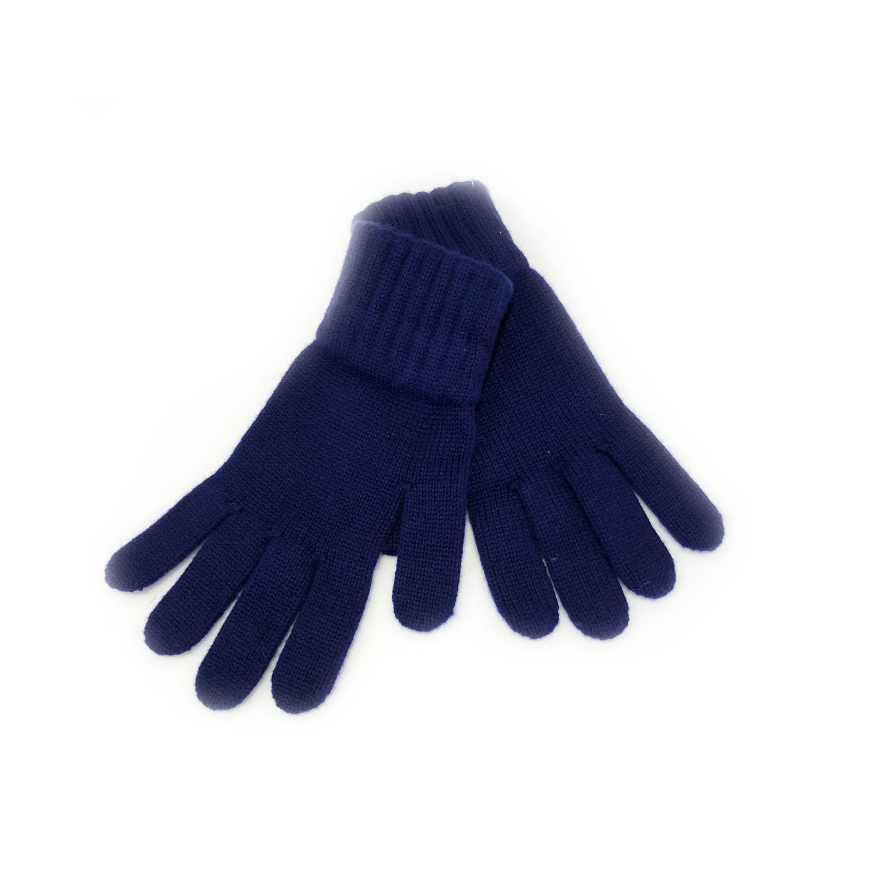 An image of Ladies 100% Cashmere Gloves - Constellation Navy