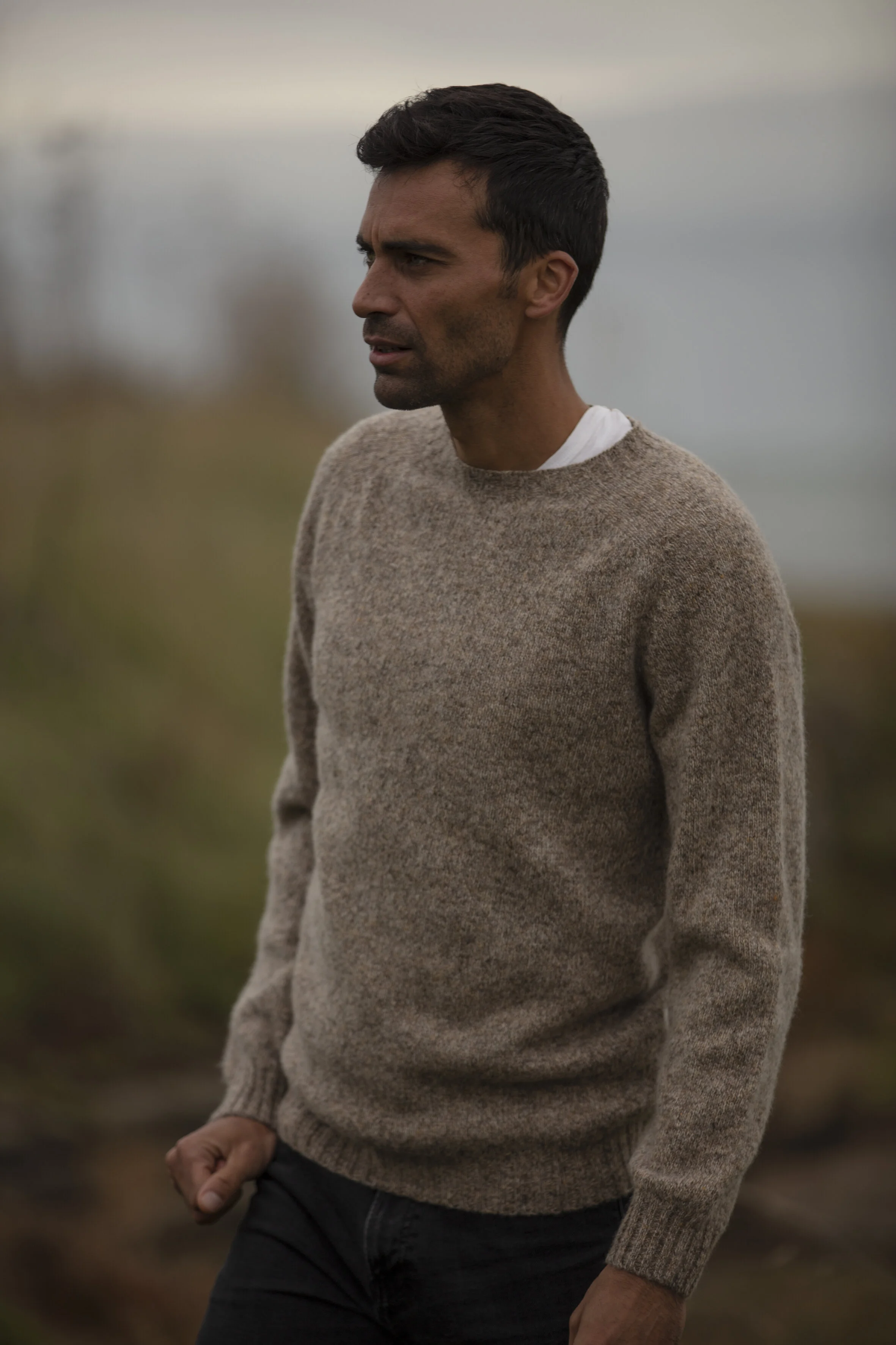 Harley Of Scotland Men S Shetland Mushroom Bosie