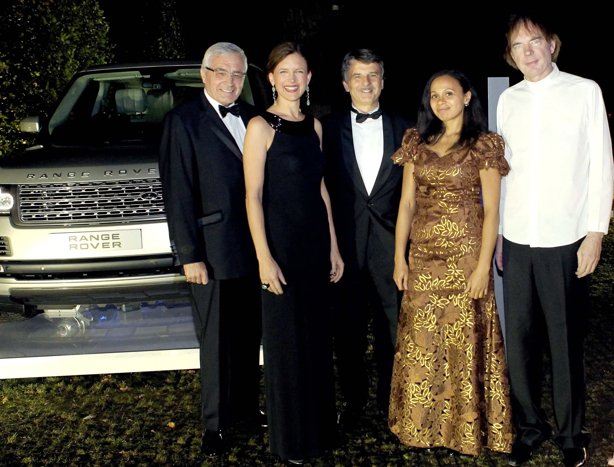 Highgrove for the Prince's Trust - Julian Lloyd Webber, Rebeca Omordia, Katie Derham and Range Rover representatives