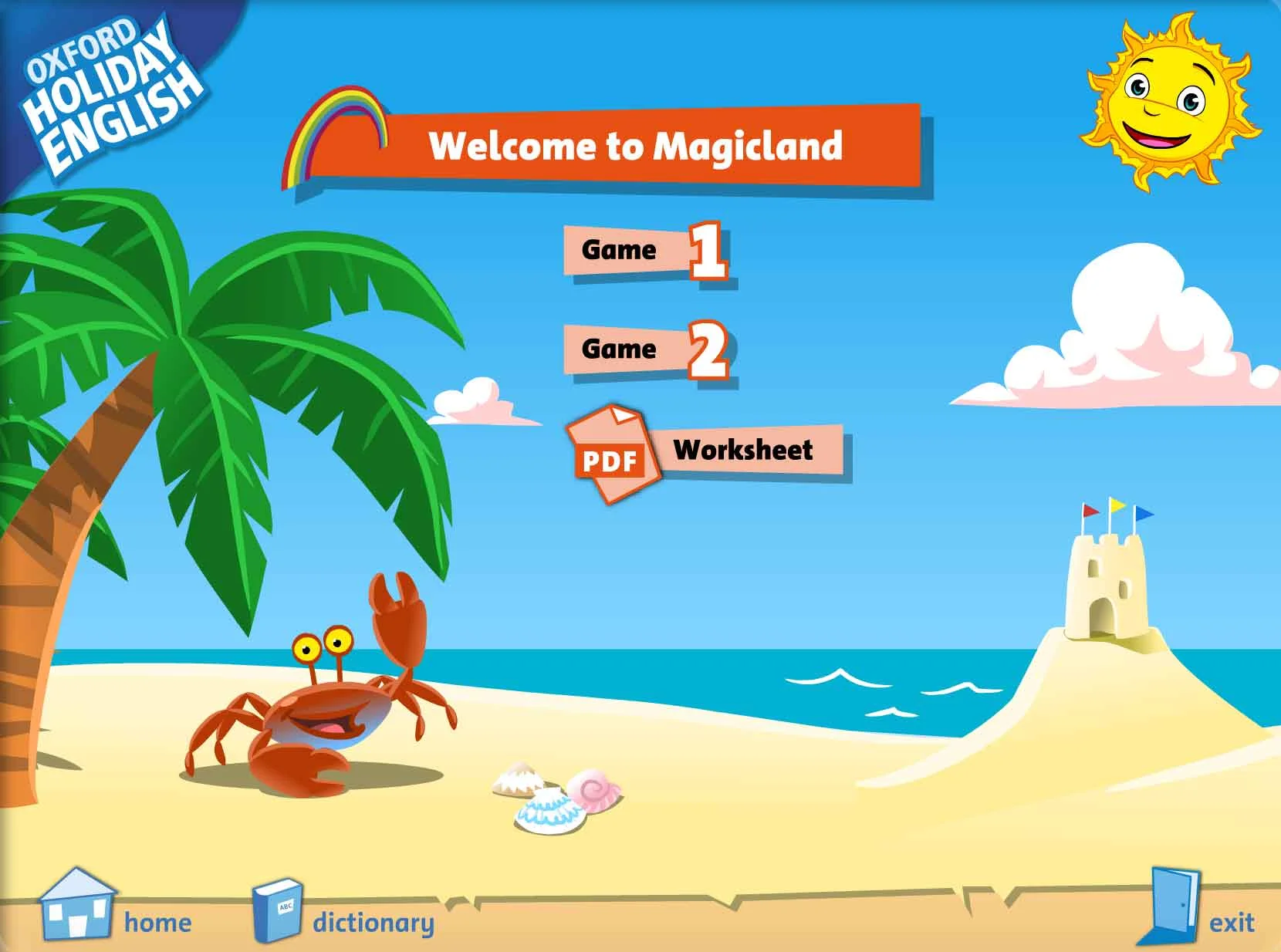 'OXFORD HOLIDAY ENGLISH' ACTIVITY BOOKS — COLIN MORTON DESIGN