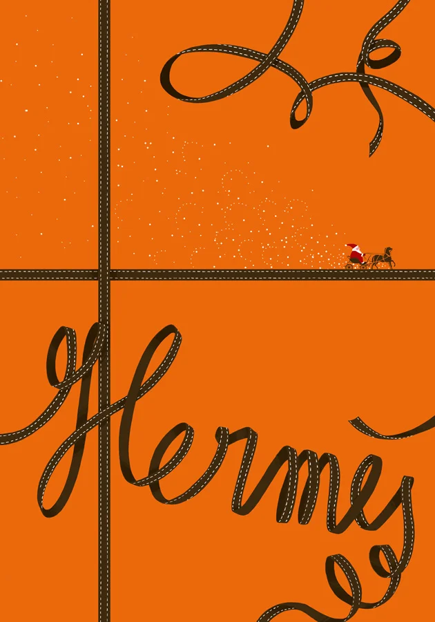 Hermès – Affiche de Noël 